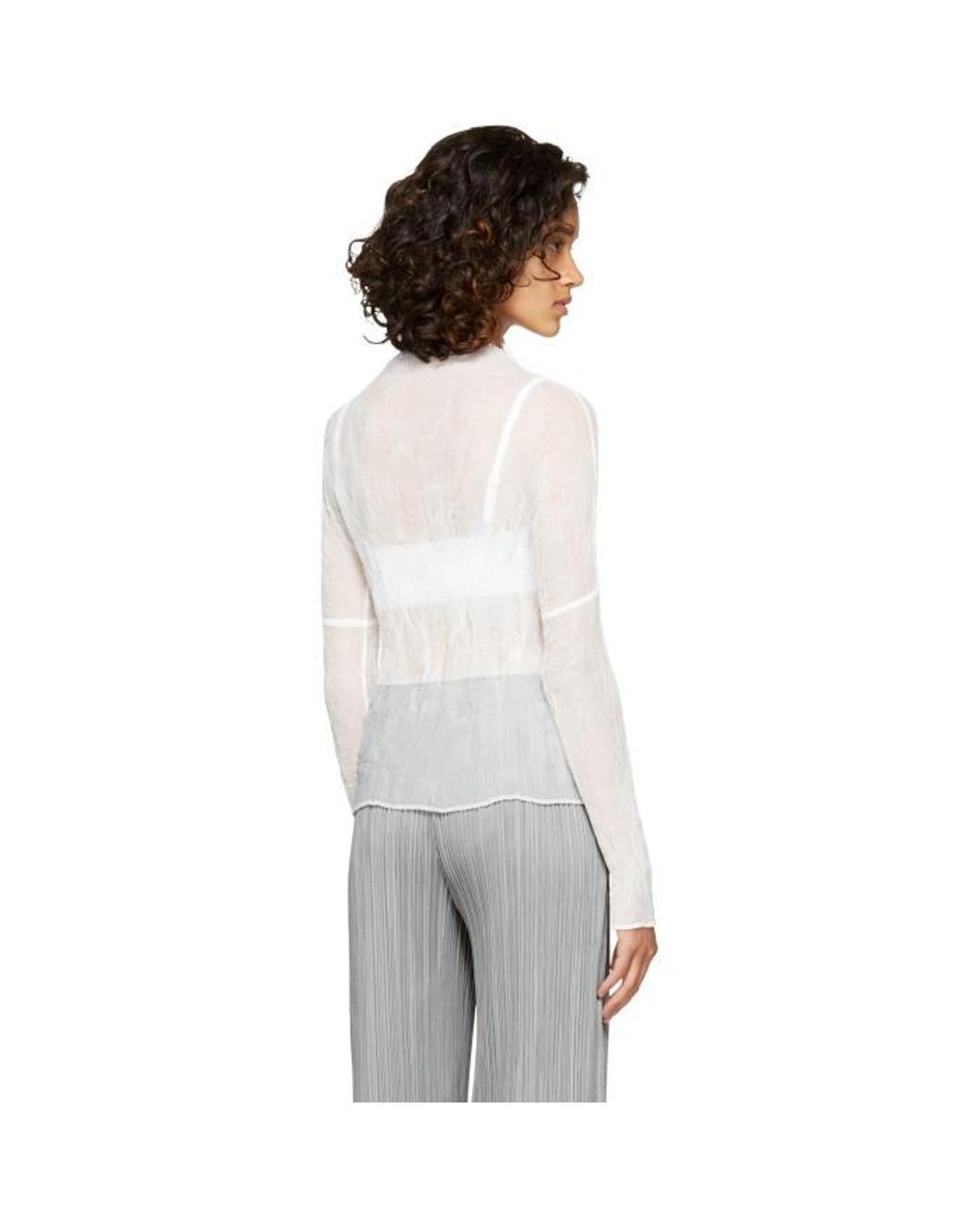 Chiffon turtleneck deals