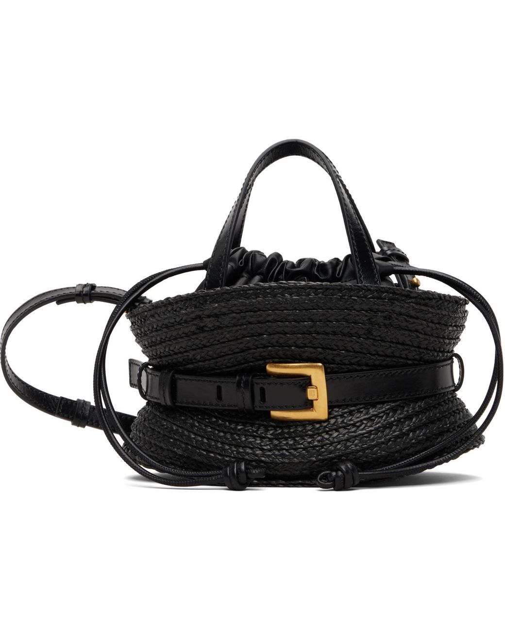 Balmain Black Mini Shuffle Bag