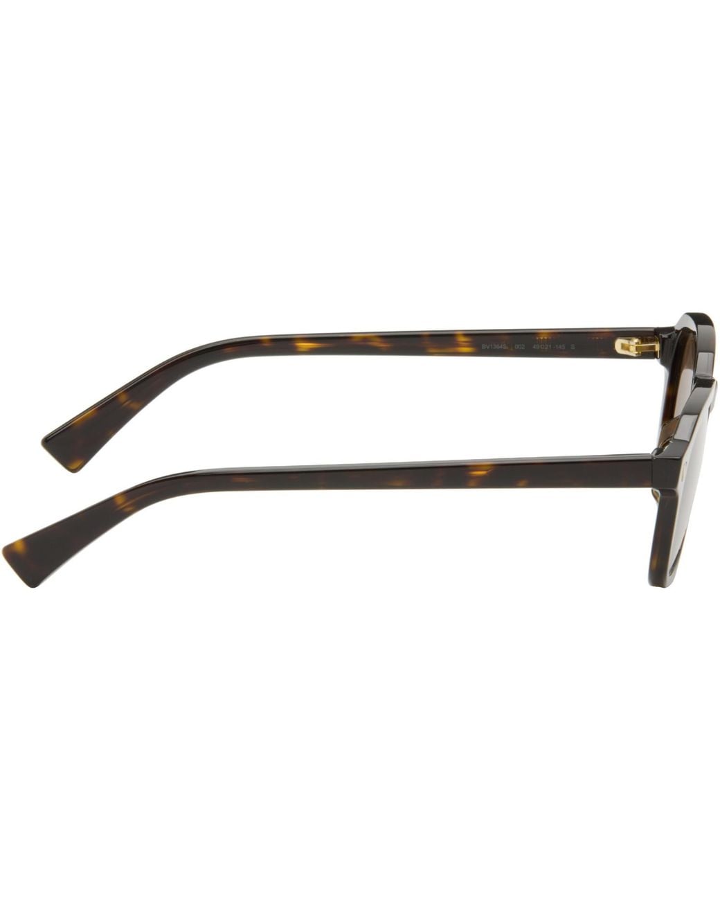 Bottega Veneta Black Round Sunglasses for men