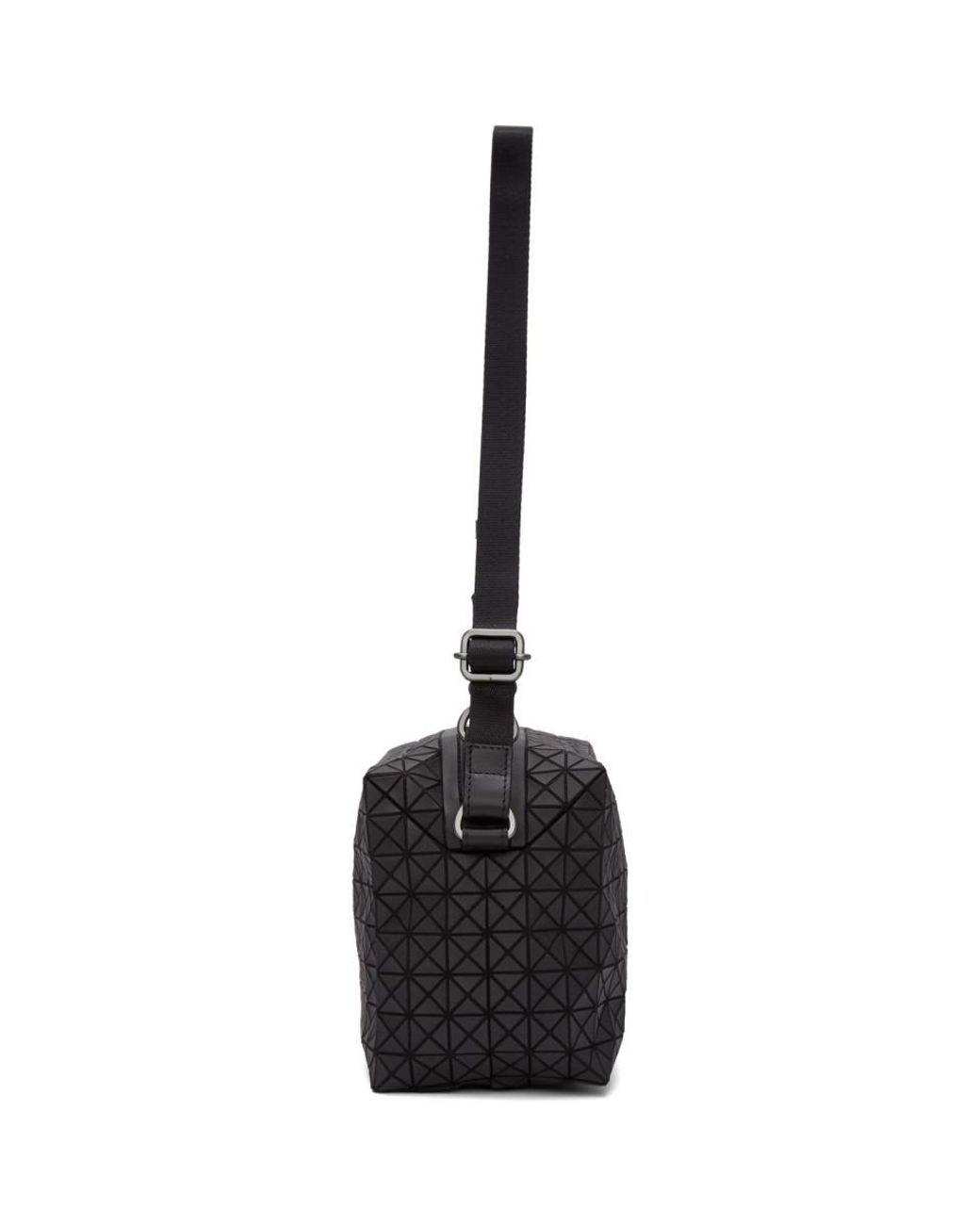 【BAOBAO ISSEY MIYAKE】Saddle bag Bao Bao Issey Miyake - Saddle Crossbody Bag in Black Bao Bao