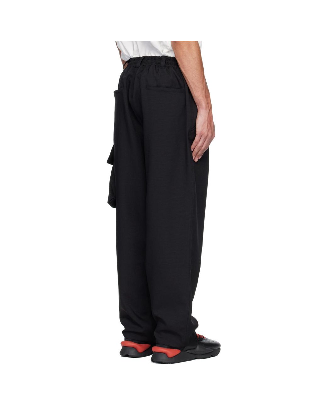 Y-3 Black Sport Uniform Cargo Pants for men