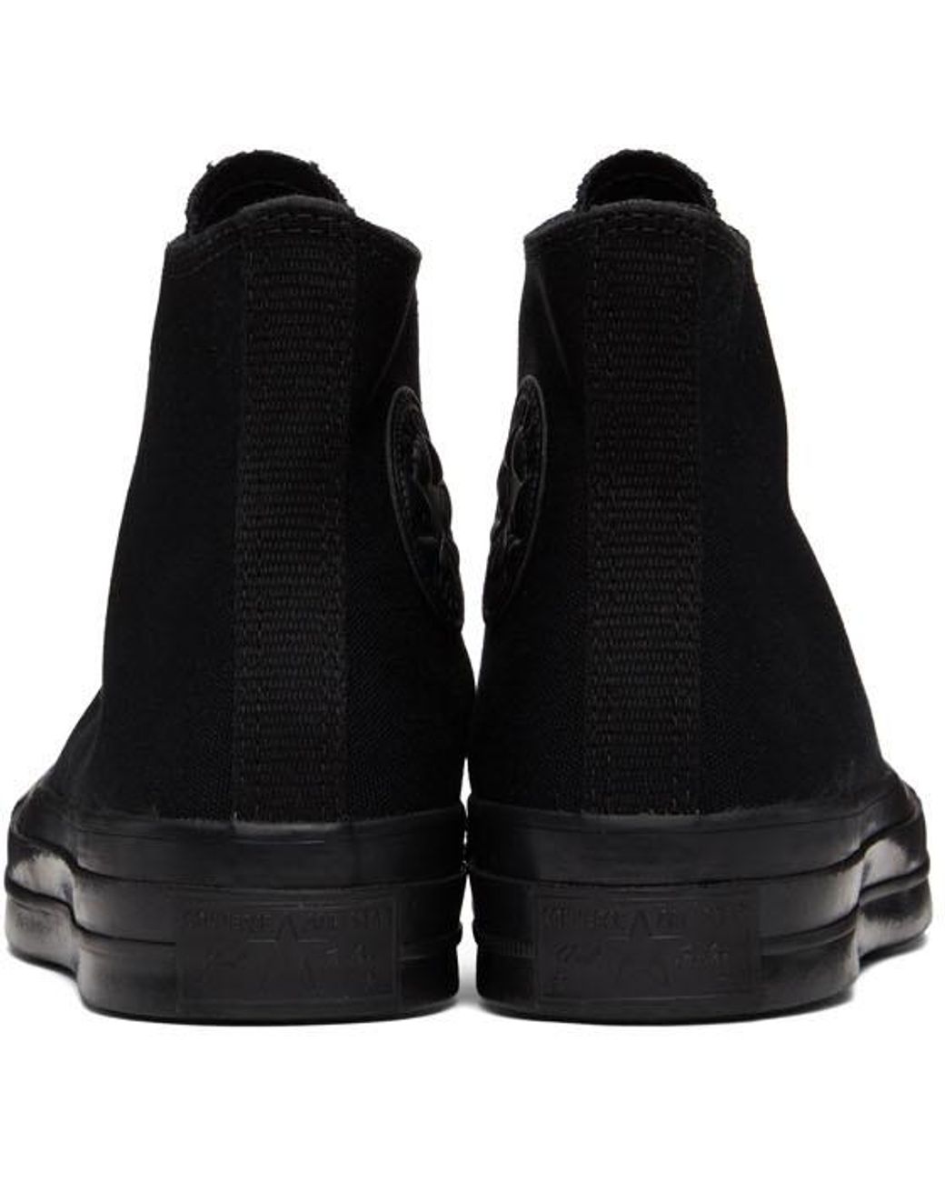 Converse Canvas Black Monochrome Chuck 70 High Sneakers | Lyst
