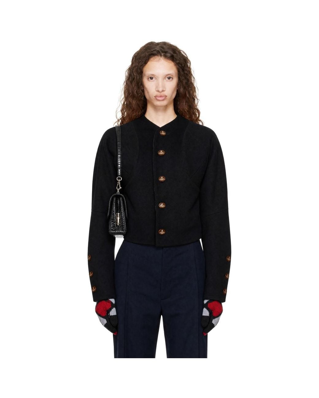 Vivienne Westwood Black Pourpoint Jacket