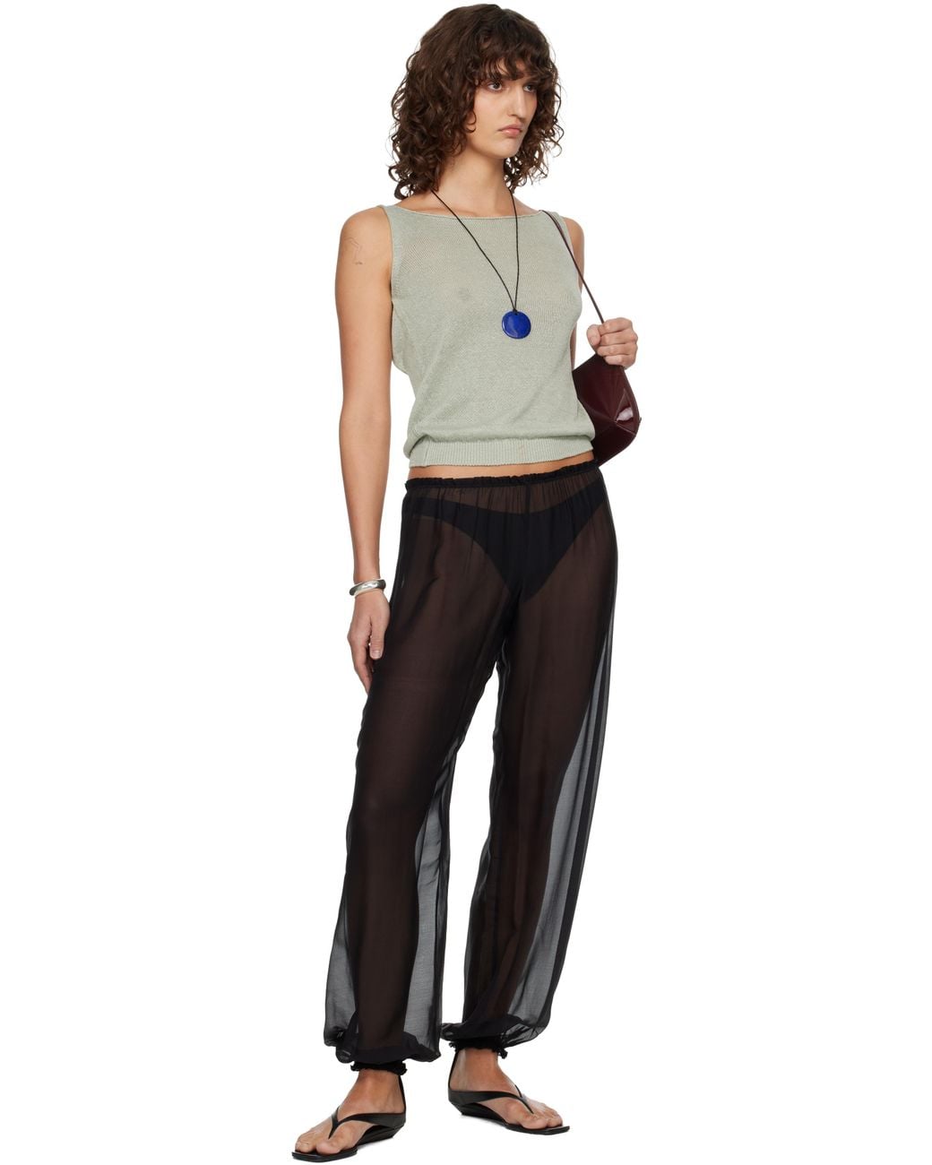 Paloma Wool Black Lotti Tank Top