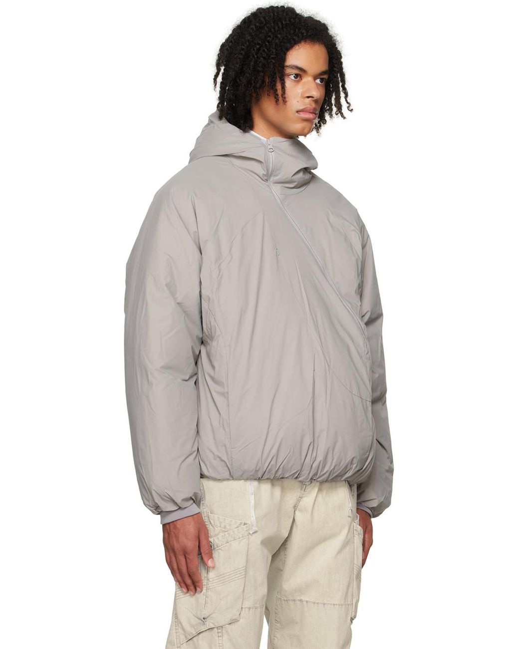 Post Archive Faction PAF 5.1 Center Down Jacket in Grey for Post Archive Faction PAF 5.1 Center Down Jacket in Grey for