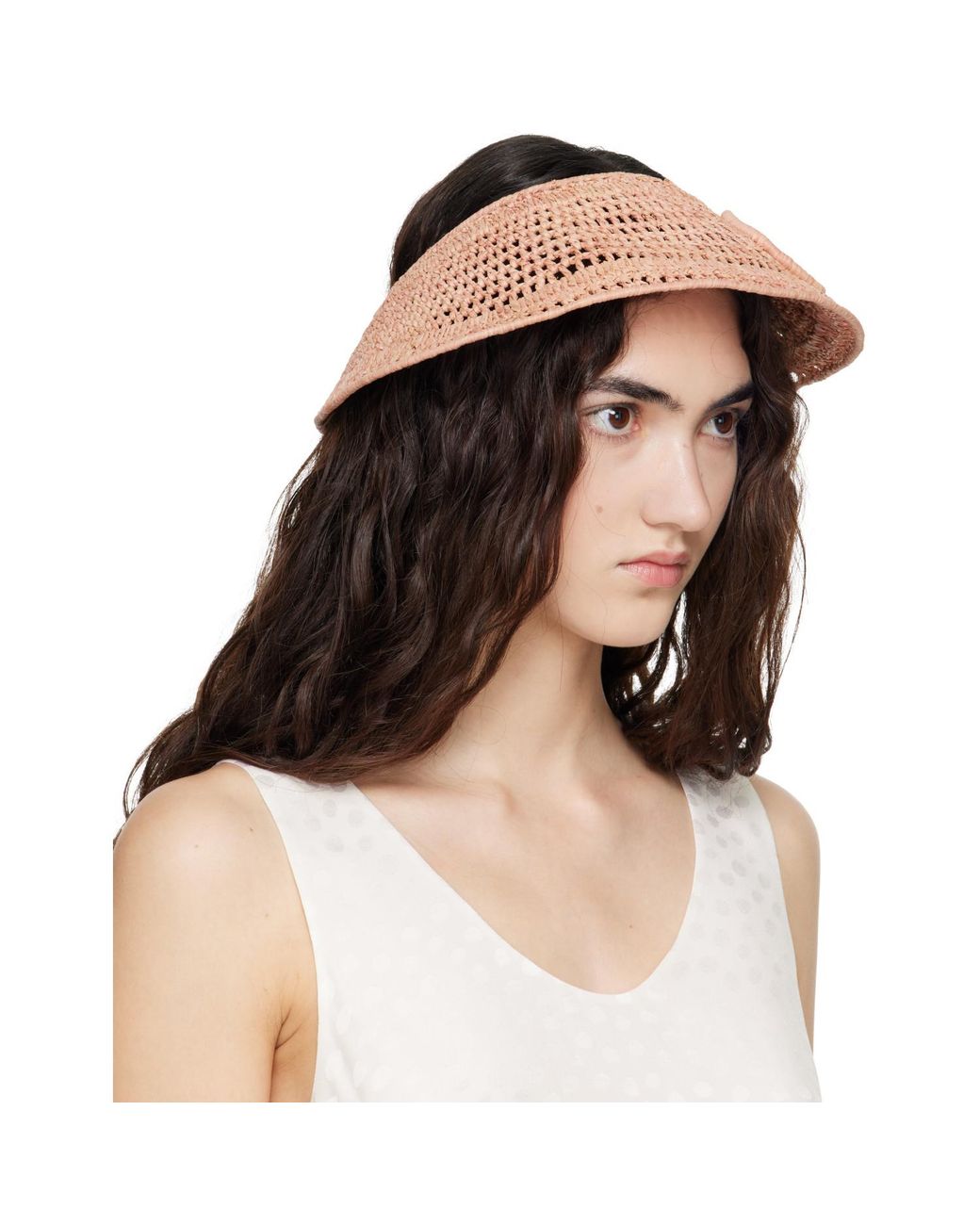 Chloé Multicolor 'The Raffia' Visor