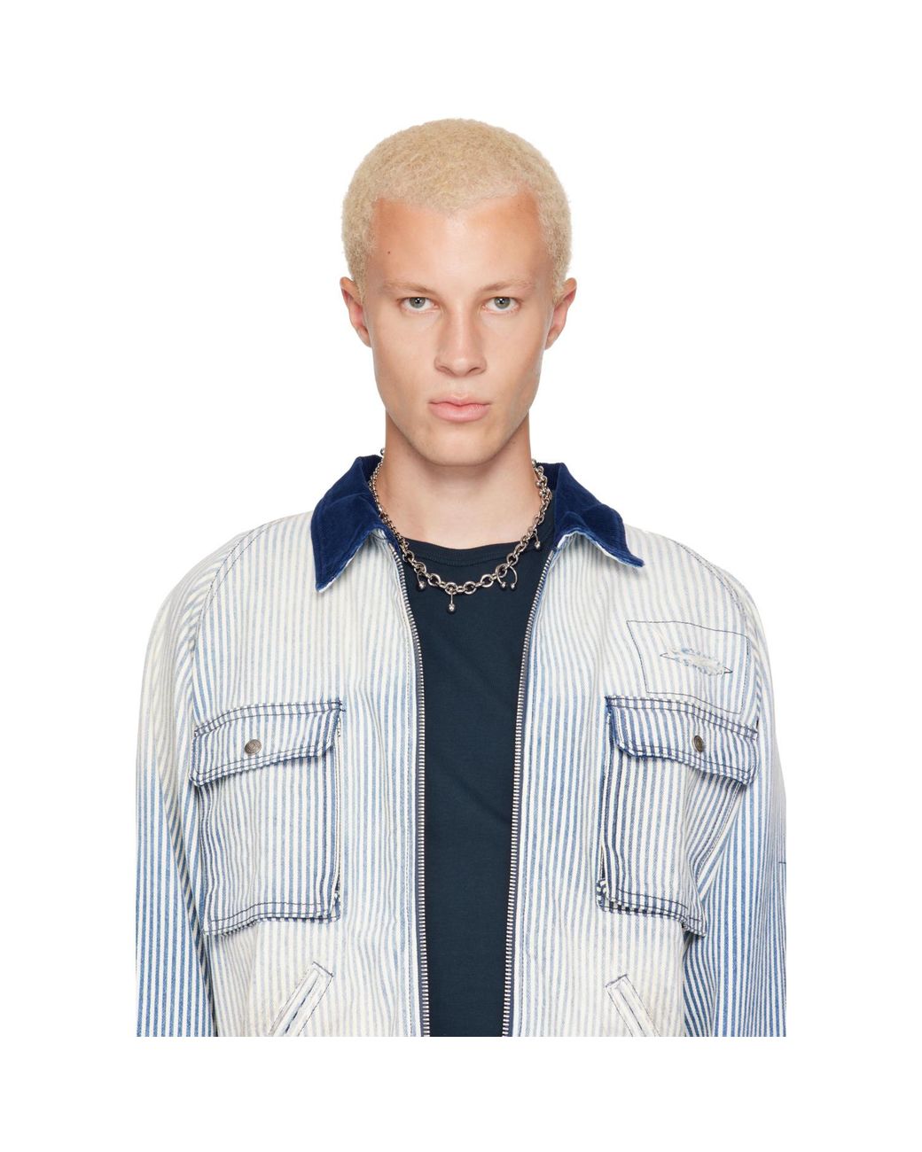 Justine Clenquet Metallic Holly Necklace for men