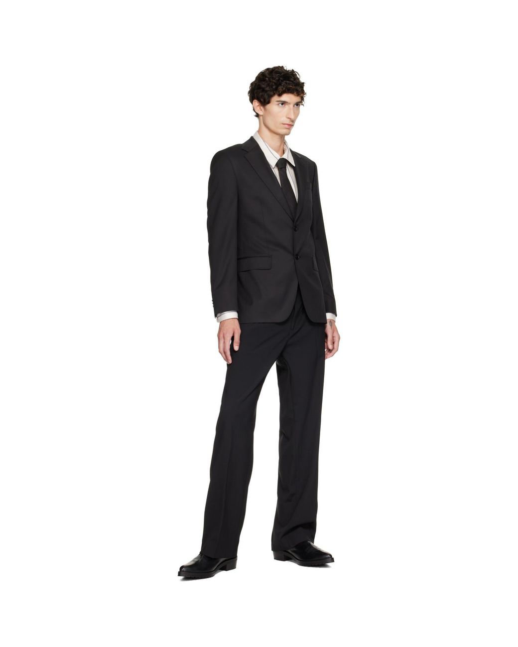 Boss Black Slim-Fit Virgin Wool Serge Blazer for men