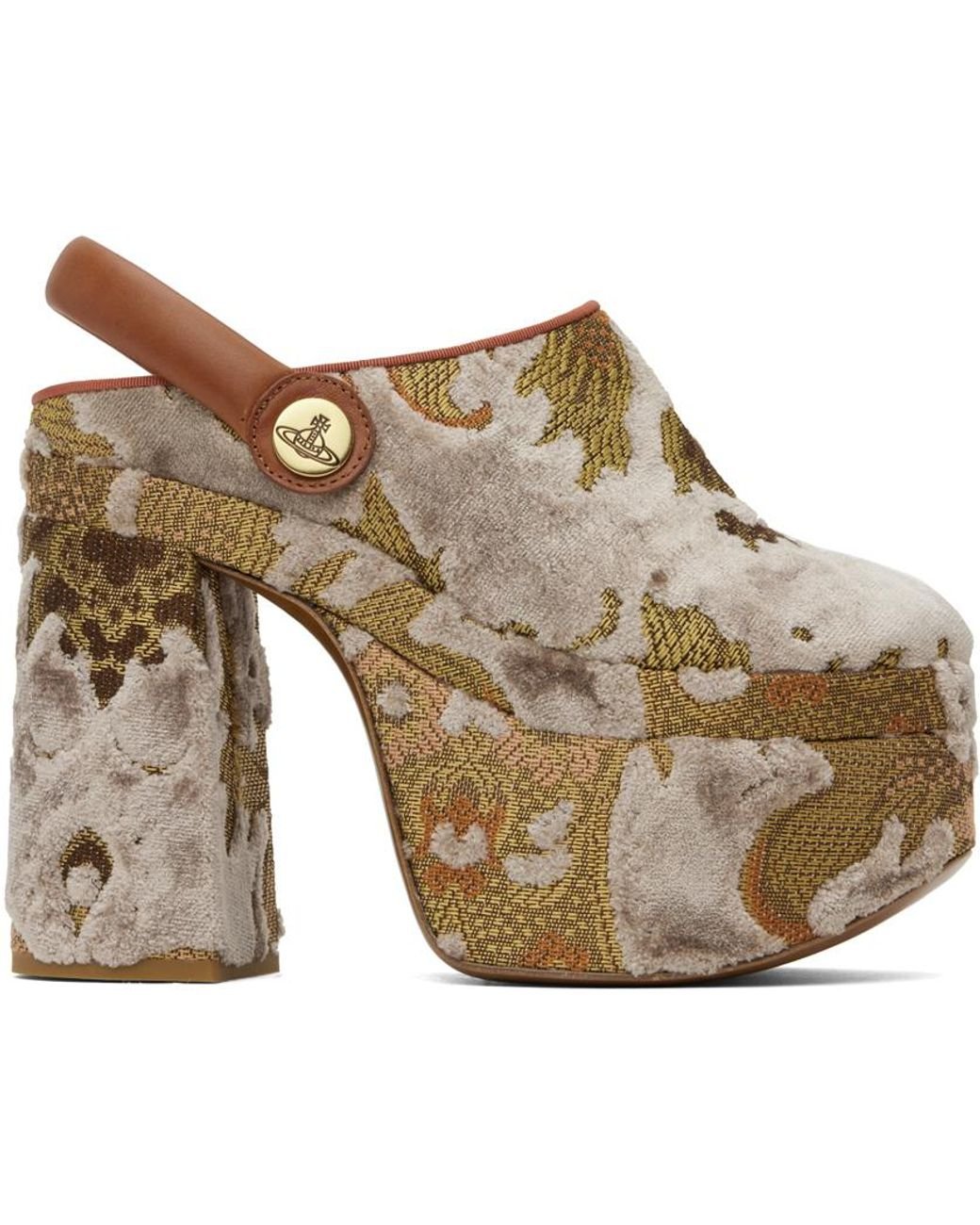 サンダル・ミュール VIVIENNE WESTWOOD Swamp Platform Clogs Vivienne Westwood Women's' Swamp Platform Clogs in