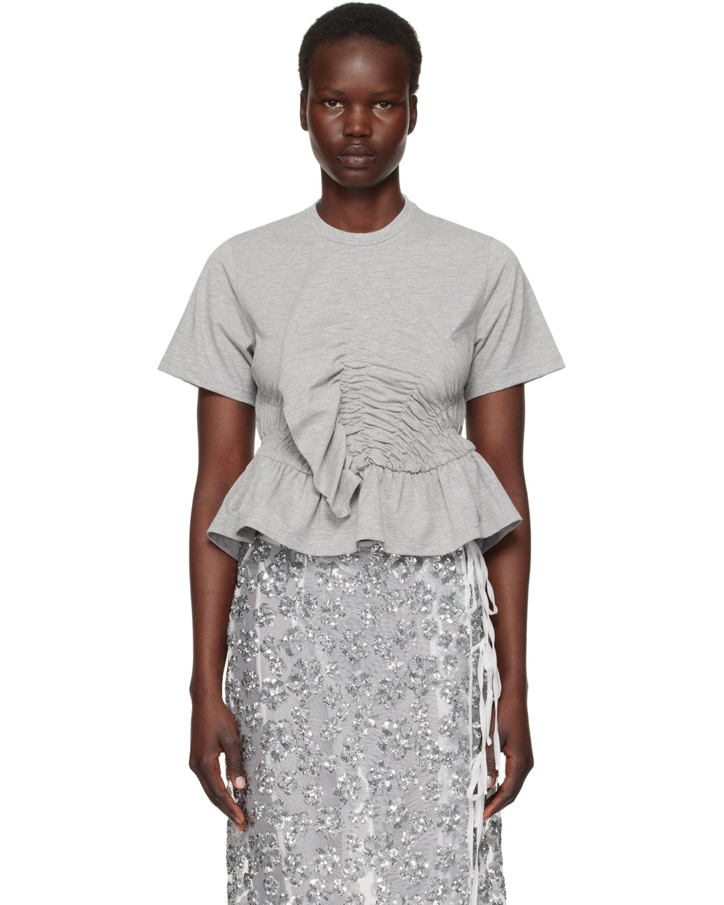 美品drawer今季Cecilie Bahnsen ACETOP Tシャツグレー 新品】Cecilie Bahnsen ACETOP TシャツグレーM - メルカリ