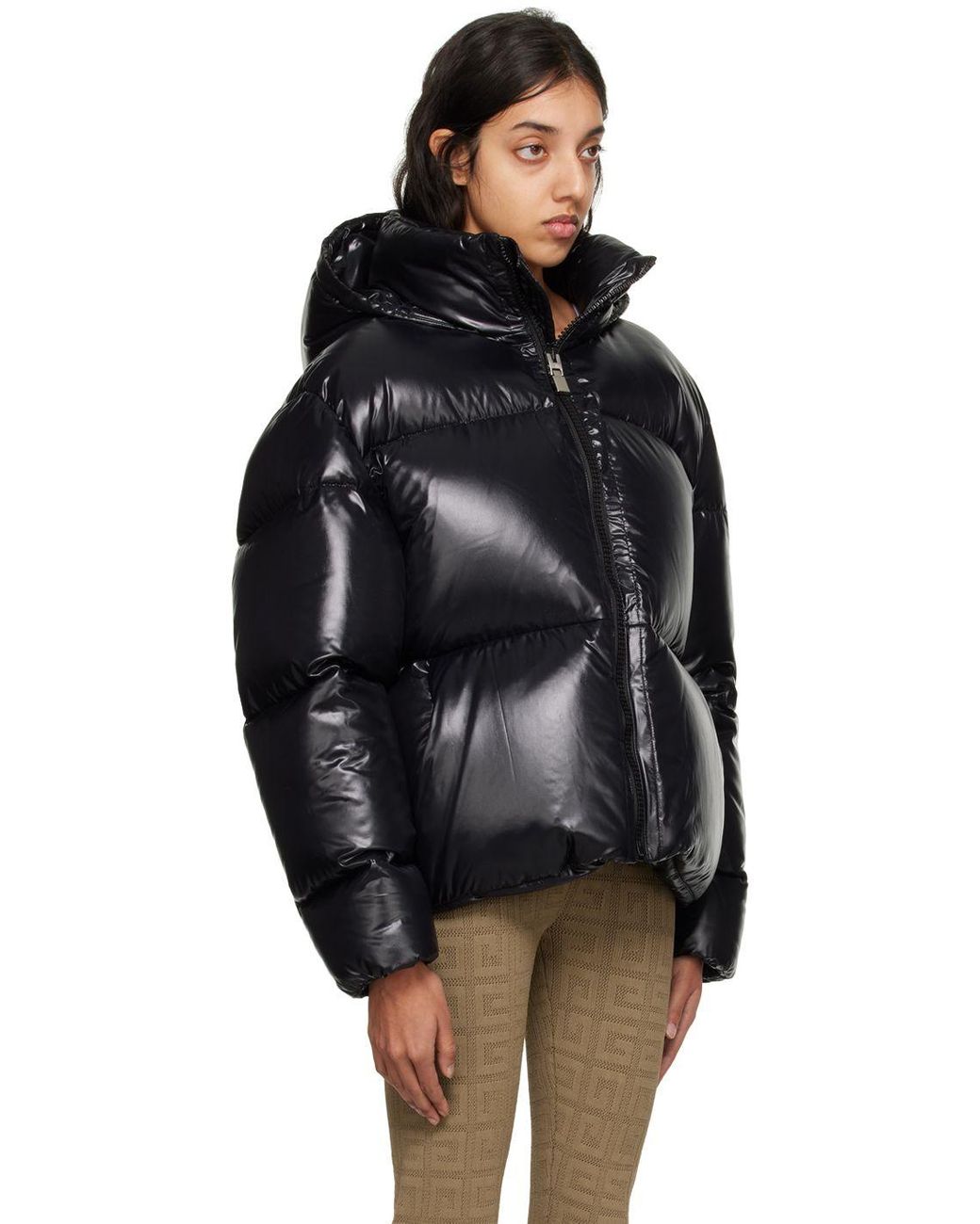 Givenchy Black Puffer Down Jacket | Lyst