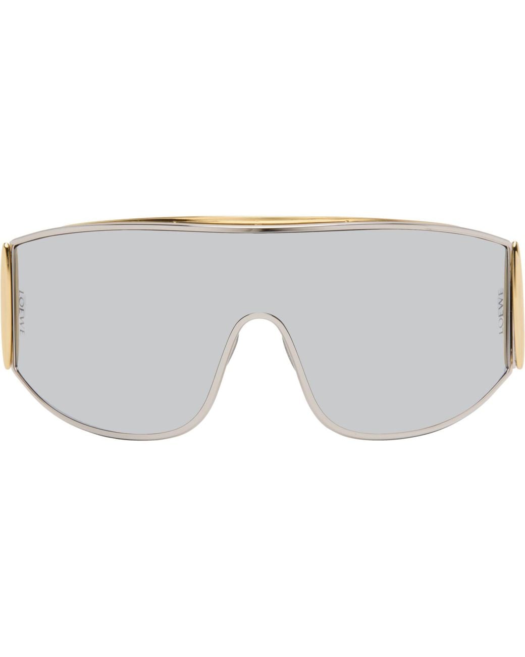 Loewe Gray Speed Shield Sunglasses for men