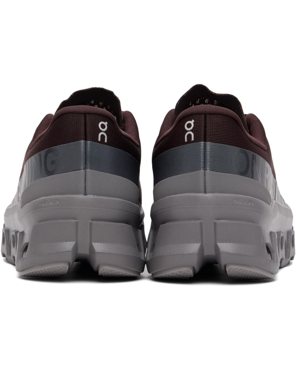 On Shoes Brown Burgundy Cloudmster 1 Sneakers for men
