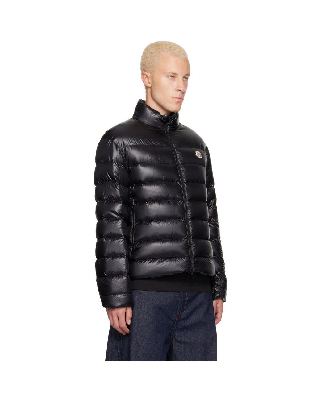 Moncler Black Sergesta Packable Short Down Jacket for men