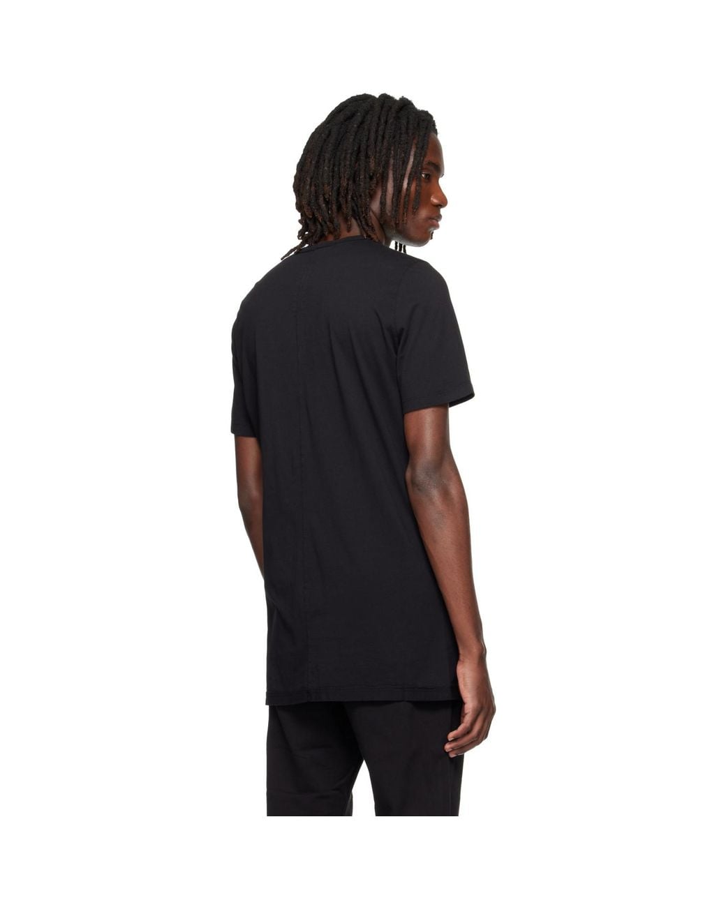 Rick Owens Black Tower Level T-Shirt for men