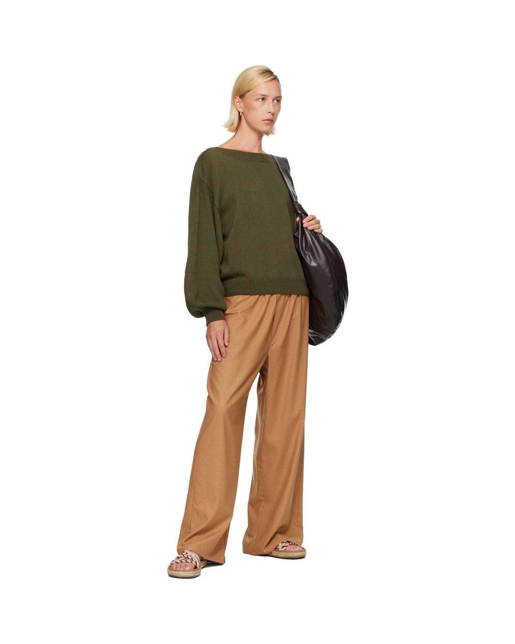Baserange Green Calla Sweater