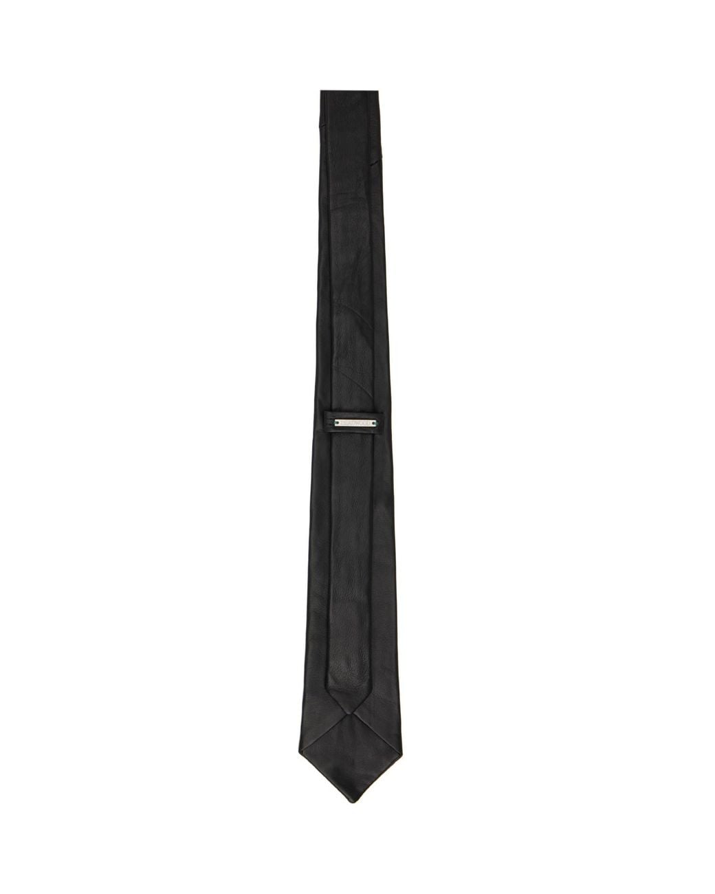 Deadwood Black Timo Leather Neck Tie for men