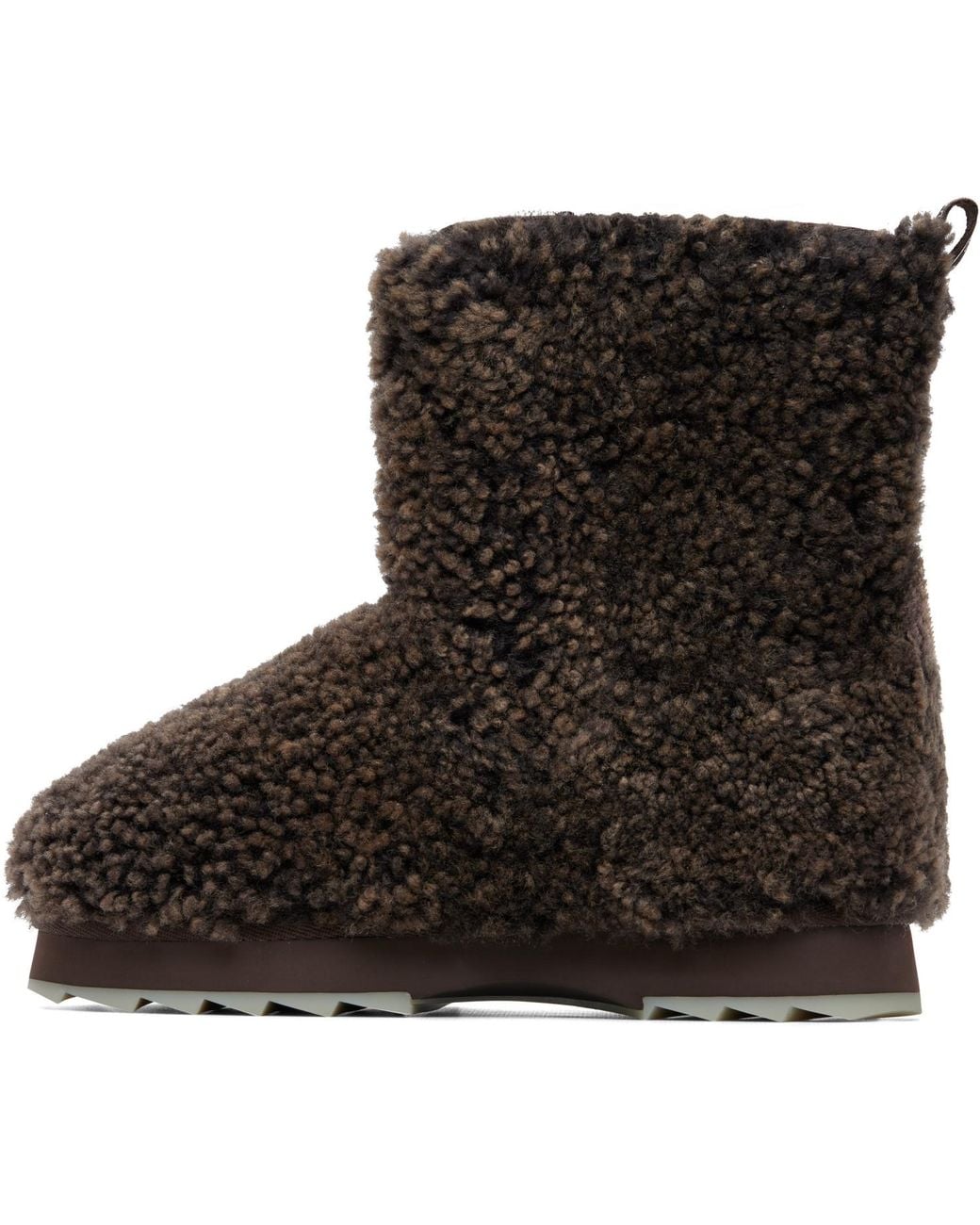 EMU Brown Sharky Lo Teddy Boots