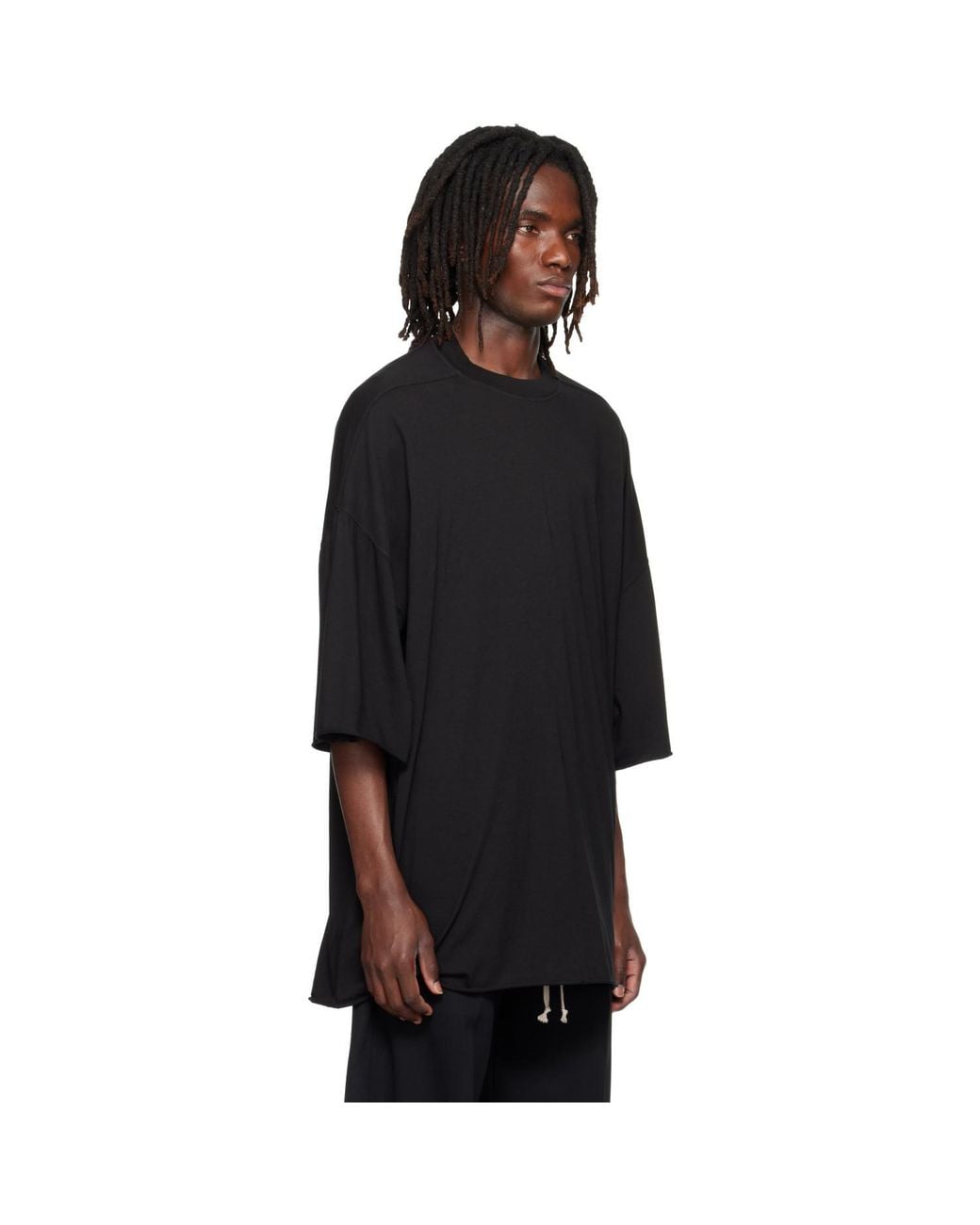 Rick Owens Black Tower Tommy T-Shirt for men