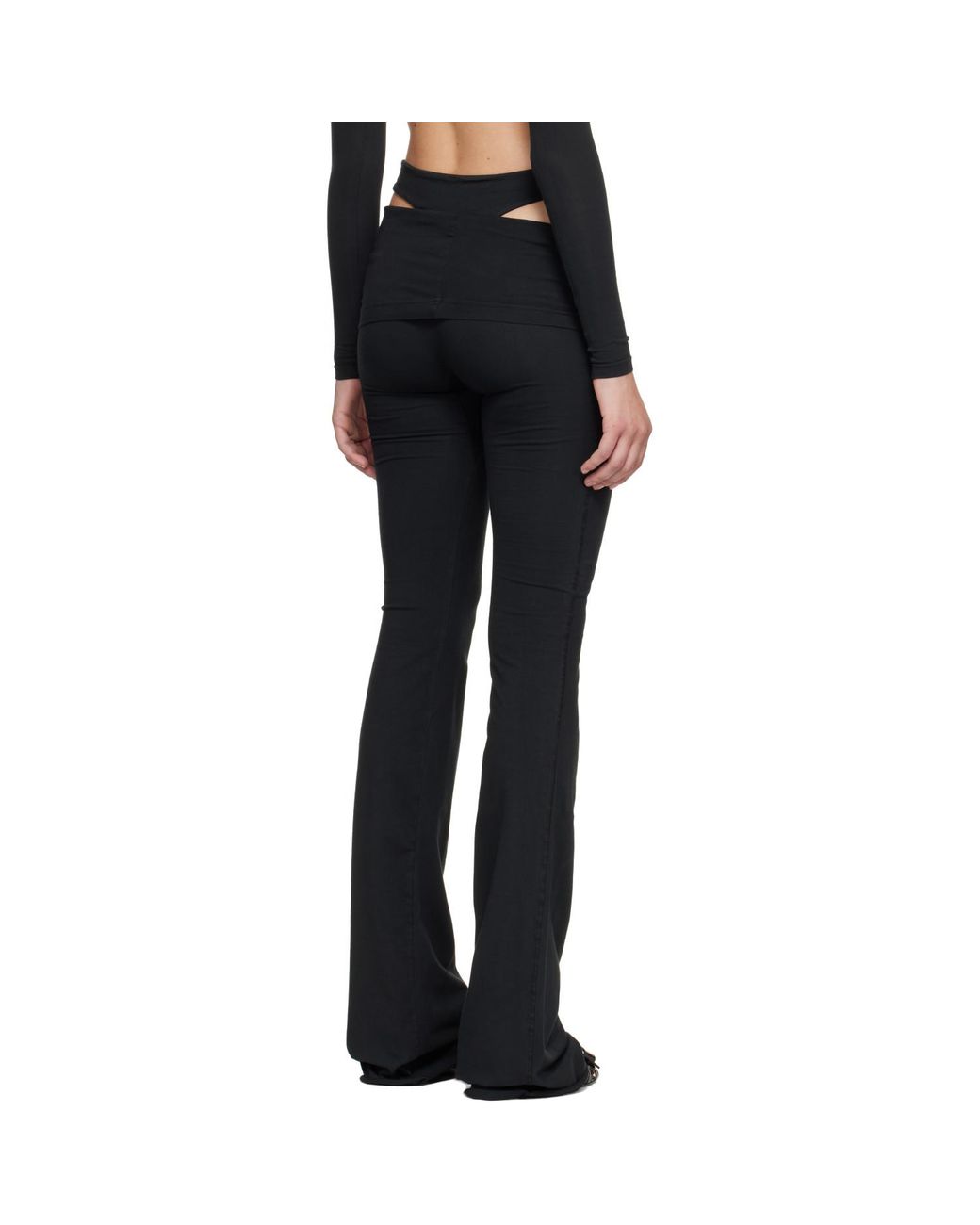 OTTOLINGER Blue Drop-Fold Otto Leggings
