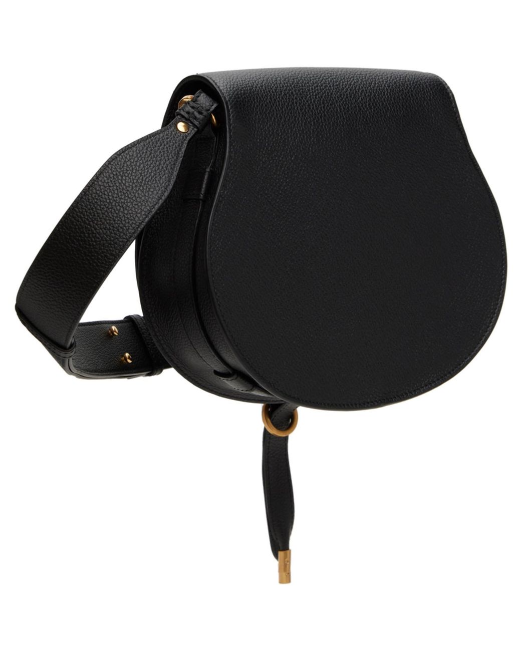 Chloé Black Medium Marcie Saddle Bag