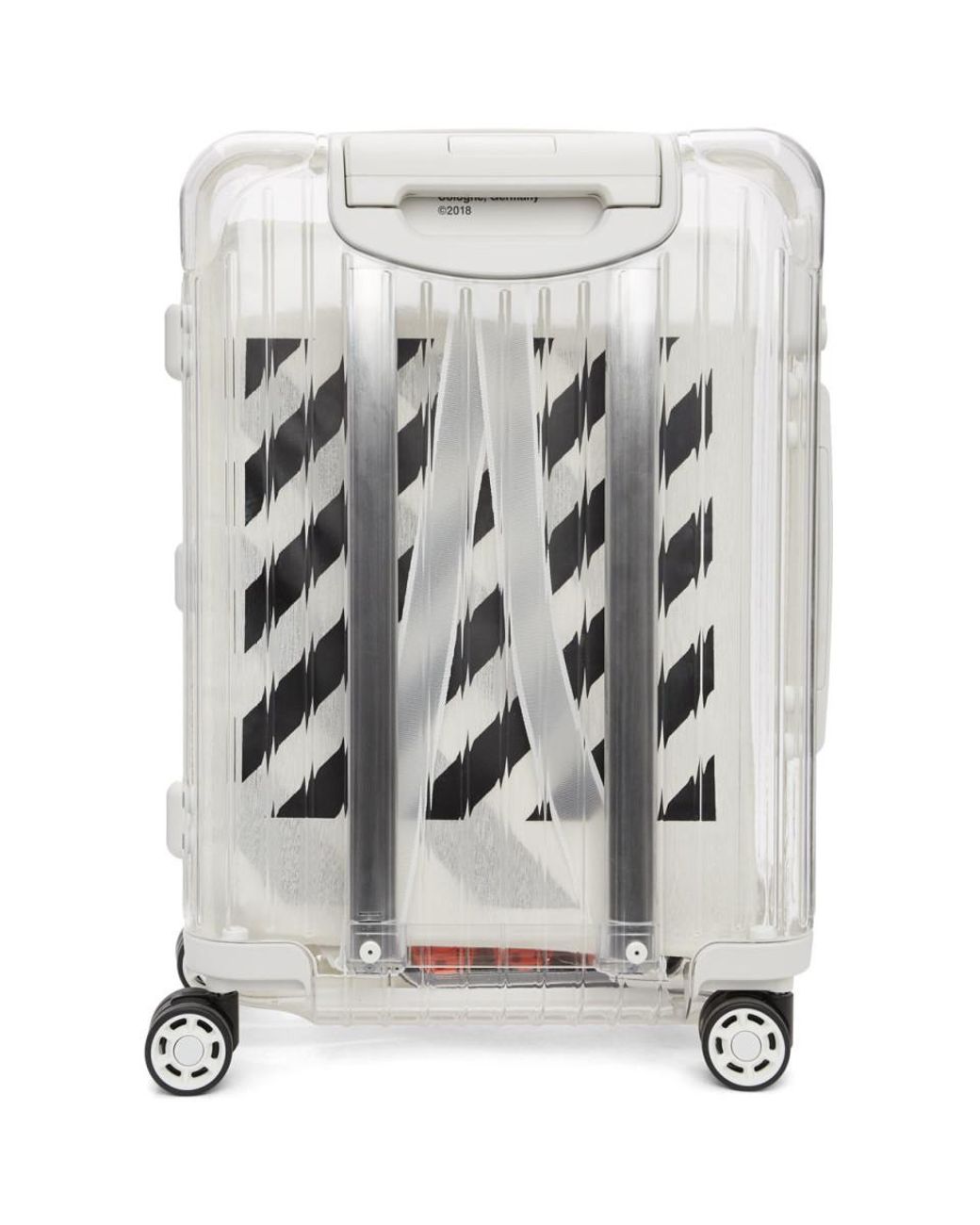 Off-White x Rimowa Transparent/Black PVC Virgil Abloh Suitcase Off