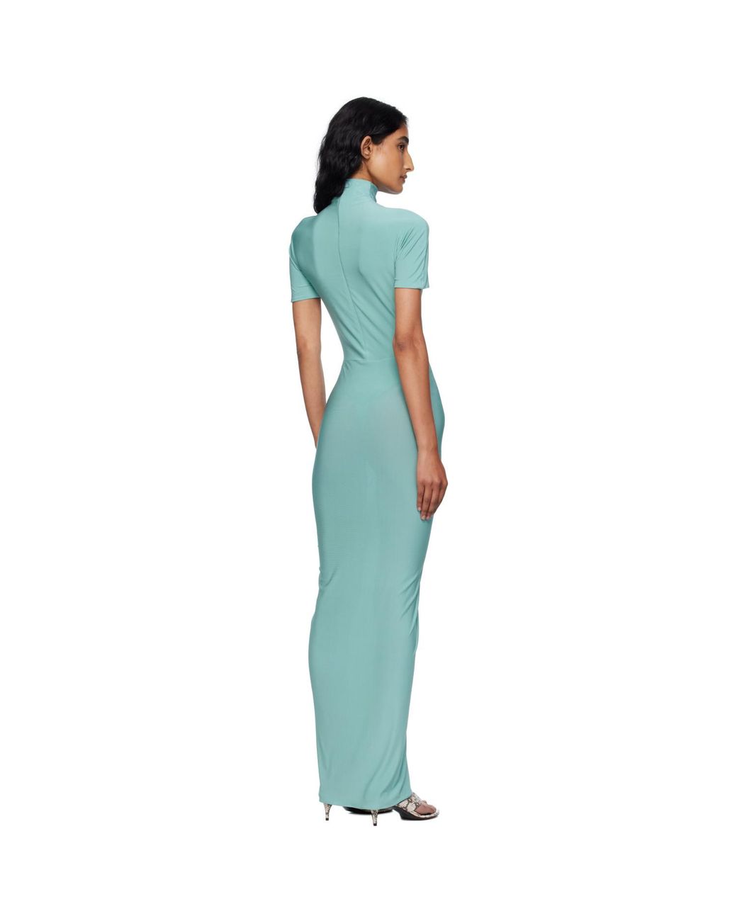 Alaïa Black Soft Jersey Maxi Dress