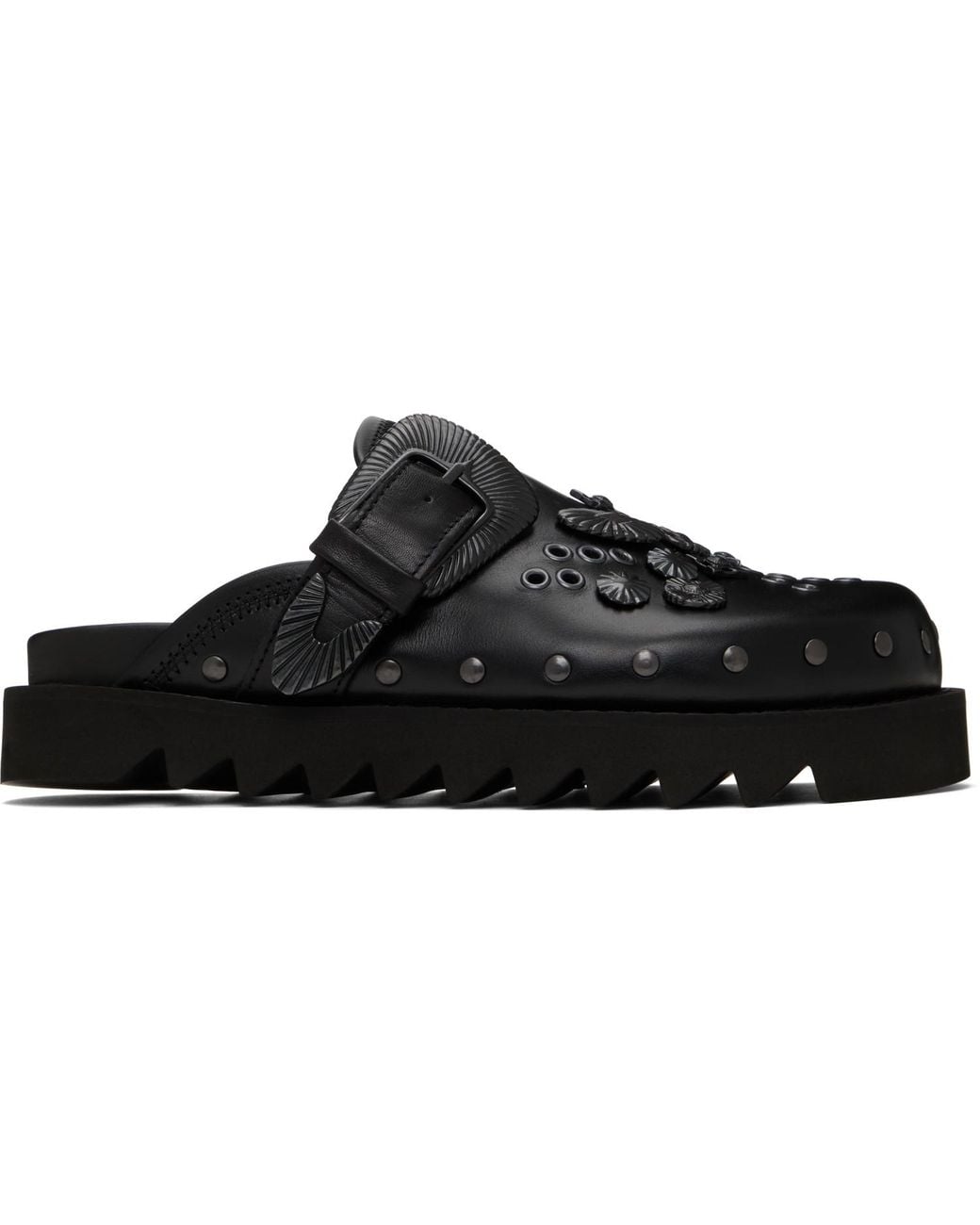 Toga Black Ssense Exclusive Aj1058 Loafers