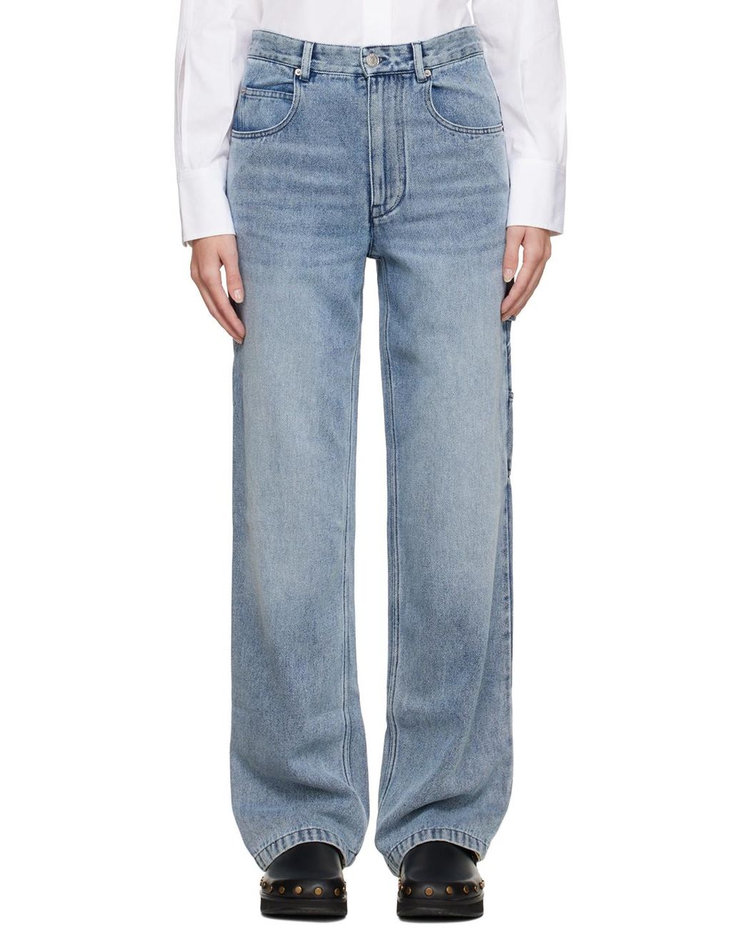 Isabel Marant ブルー Paryama ワイドレッグジーンズ ブルー | Lyst