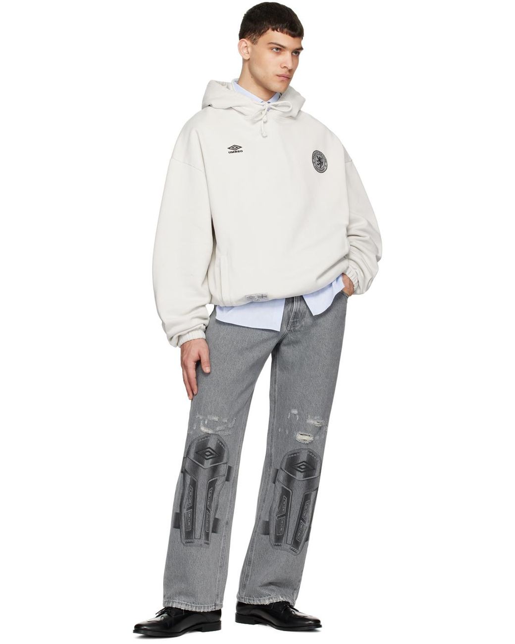 Umbro Slam Jam Edition Hoodie in White for Men | Lyst
