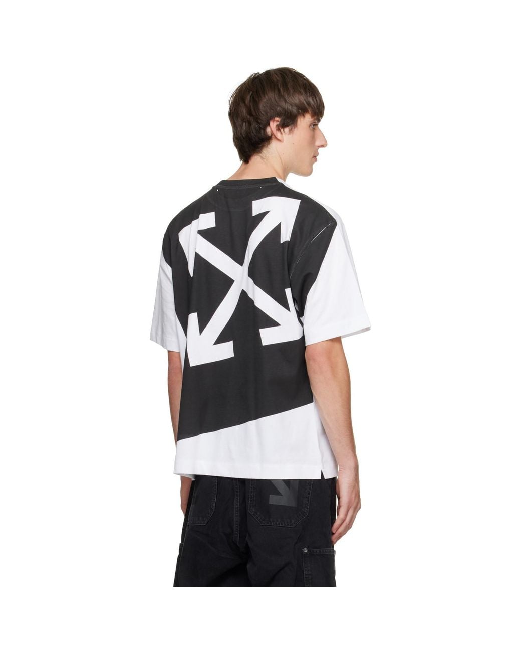 Off-White c/o Virgil Abloh White Negative Arrow Skate T-Shirt for men