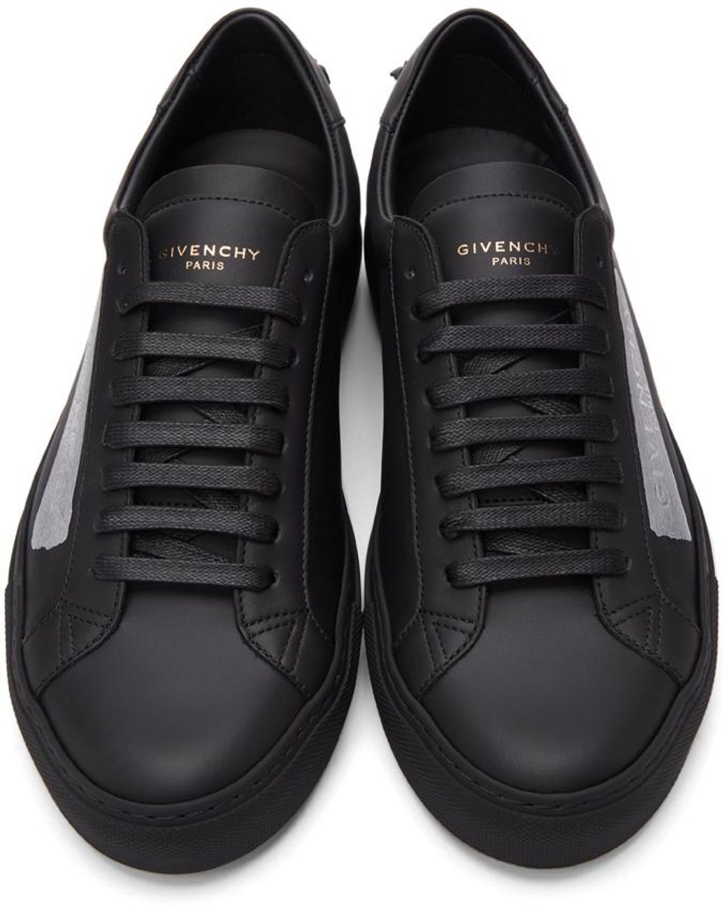 Givenchy Black Latex Urban Knot Sneakers for Men | Lyst