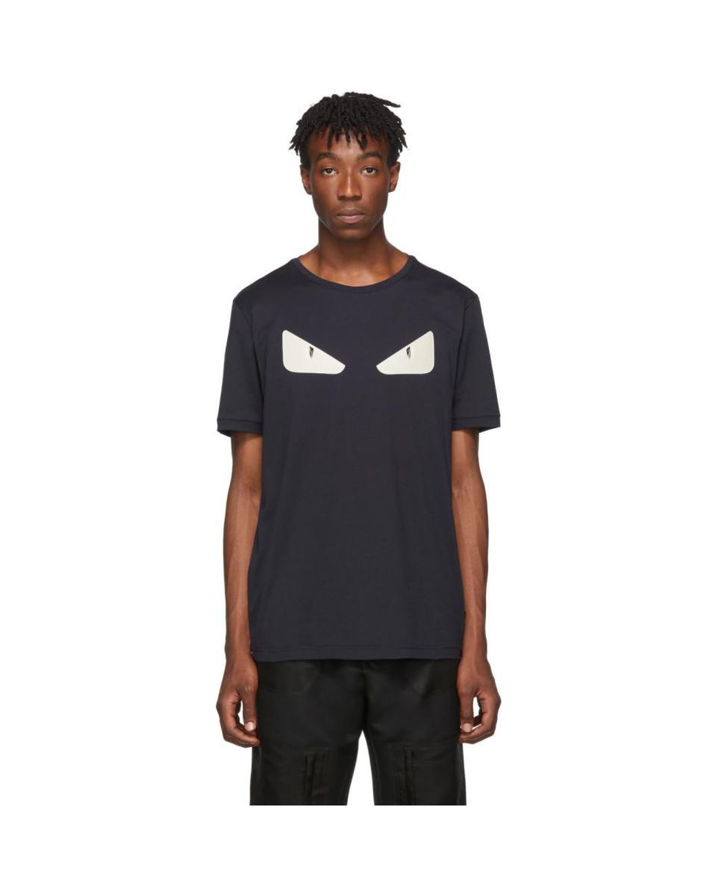 navy fendi t shirt