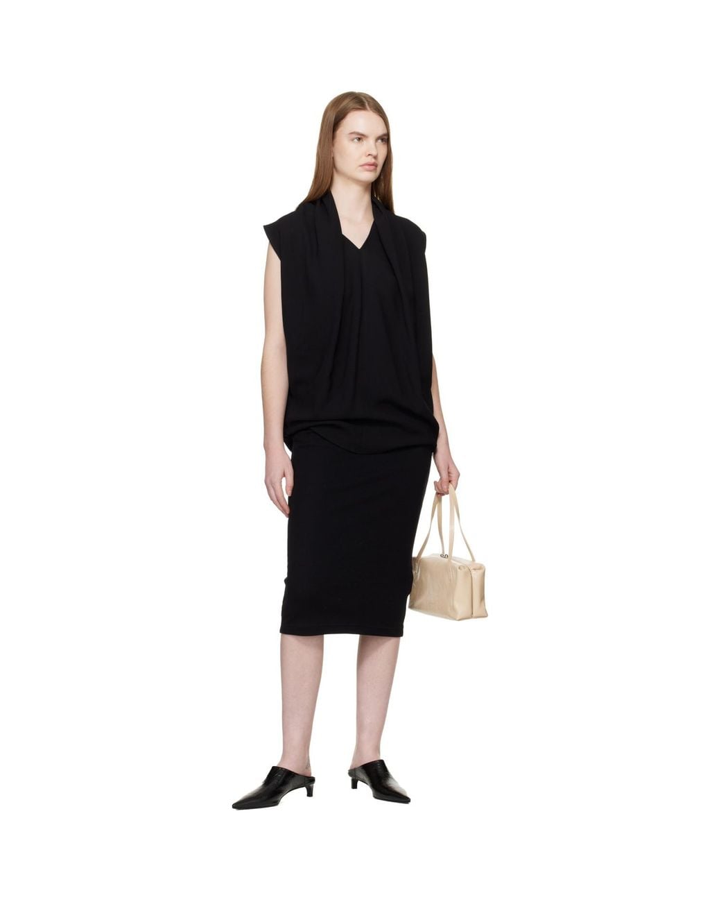 Jil Sander Natural Off- Goji Pillow Small Bag