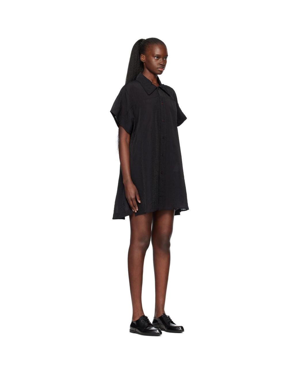 Y-3 Black Short Sleeve Utility Overshirt