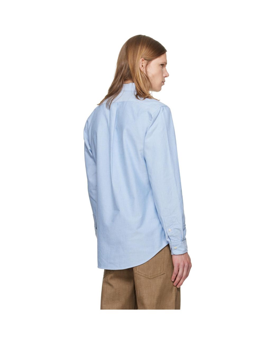 Polo Ralph Lauren Blue 'The Iconic Oxford' Shirt for men