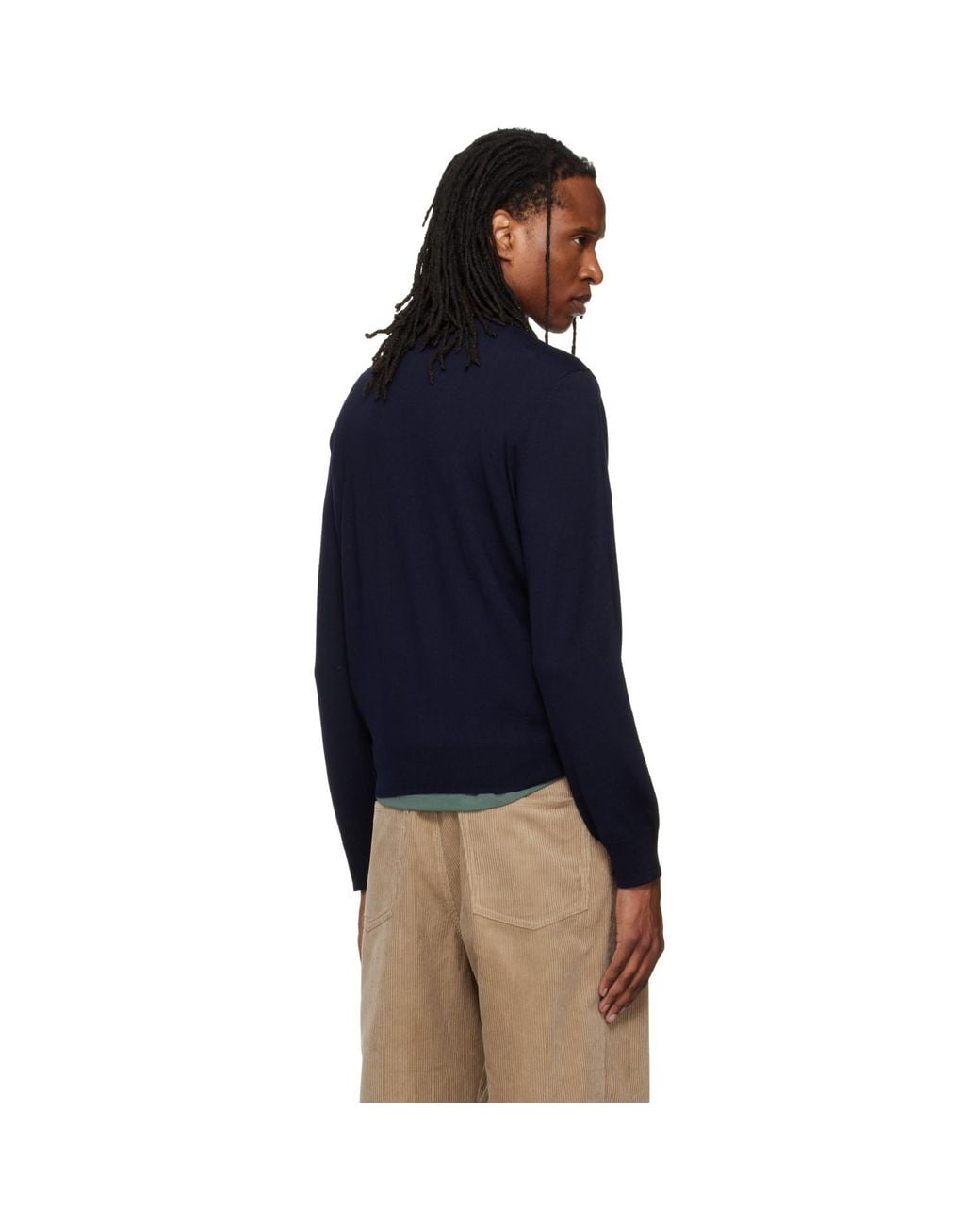 A.P.C. Blue Matthieu Wool Sweater for men