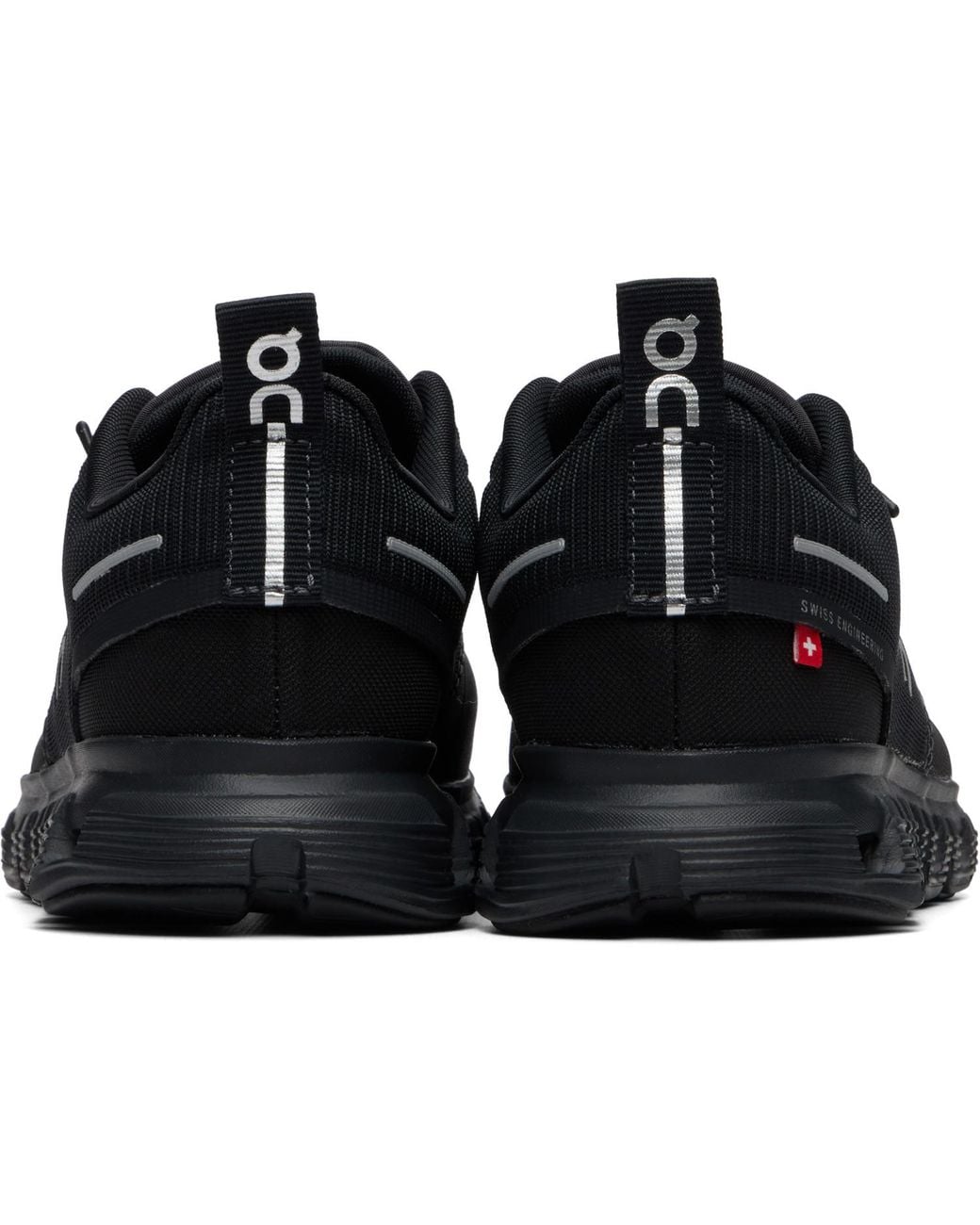 On Shoes Black Cloud 6 Waterproof Sneakers