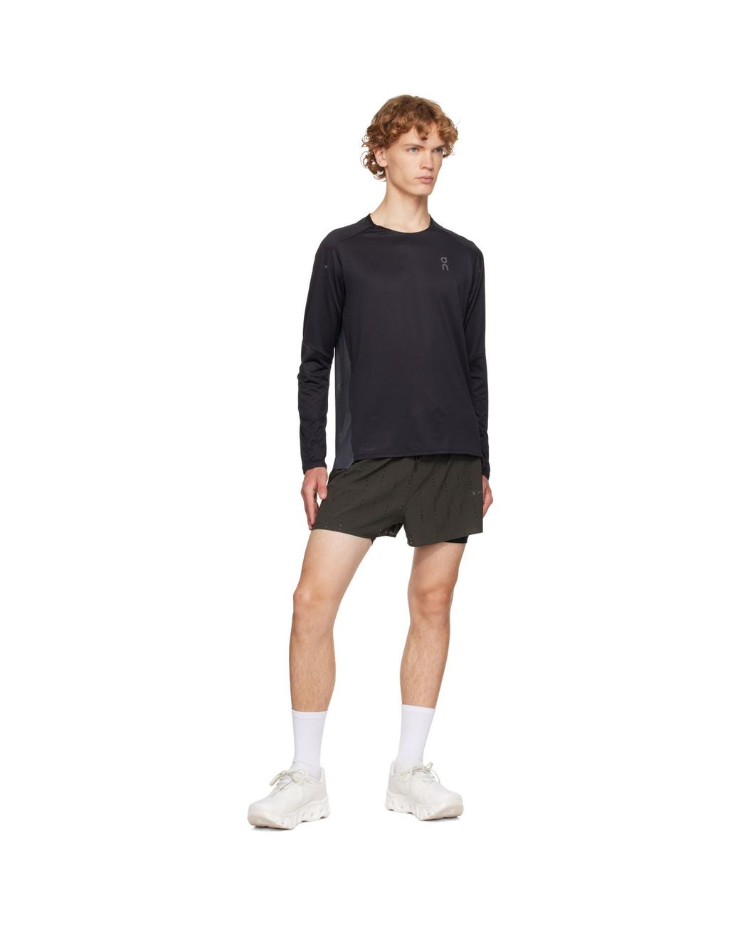 On Shoes Black Performance Lg Running T-Shirt for men