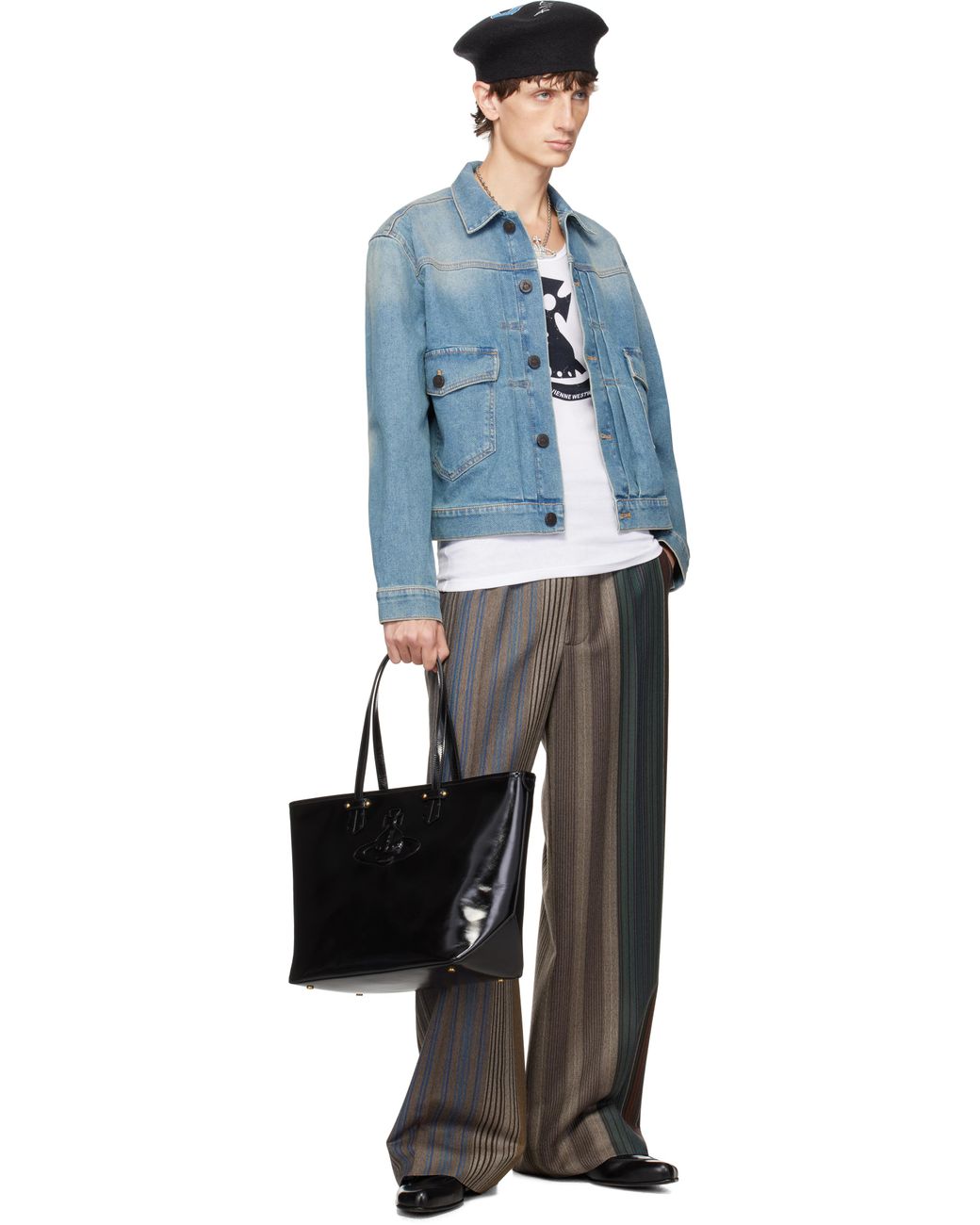 メンズ Vivienne Westwood Colette トートバッグ ブラック | Lyst