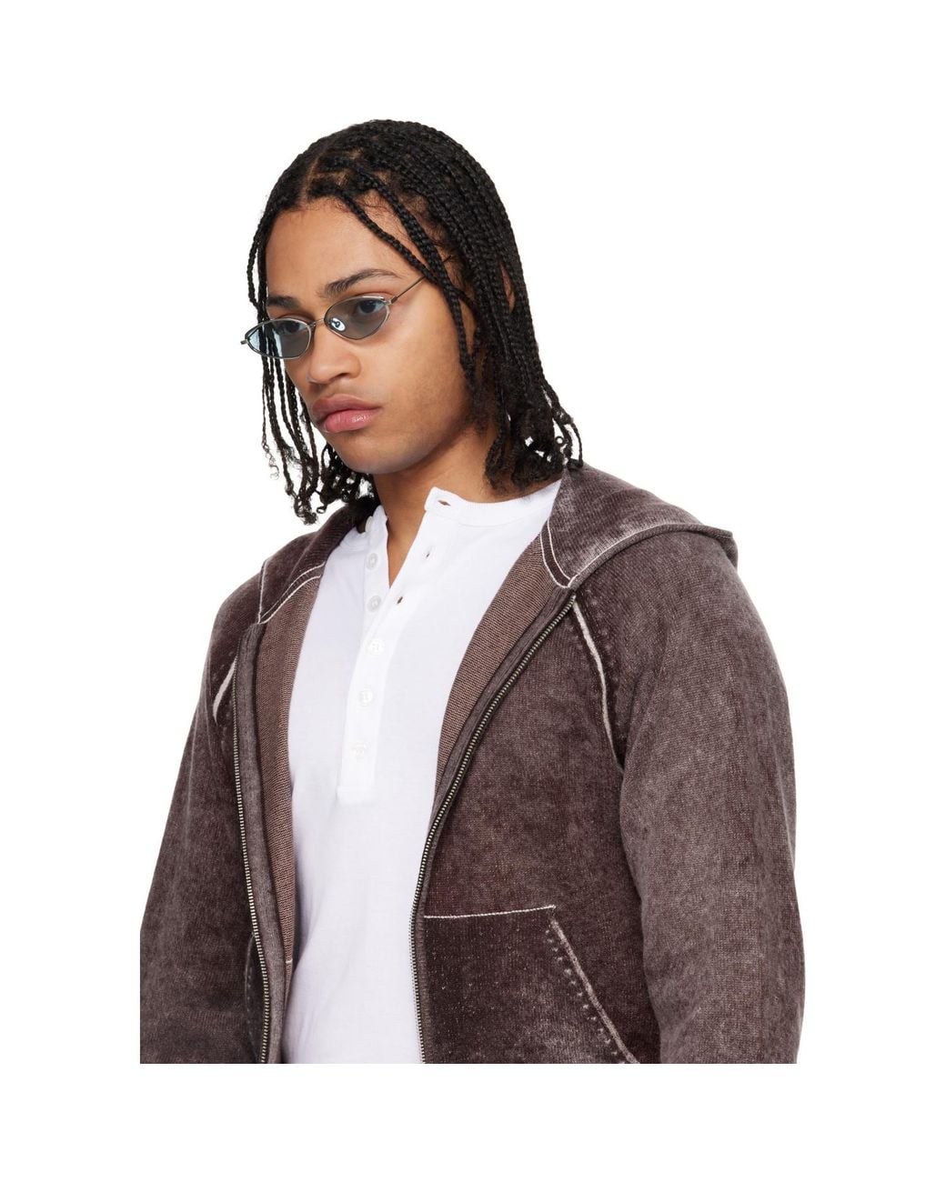 Retrosuperfuture Black Zyra Sunglasses for men