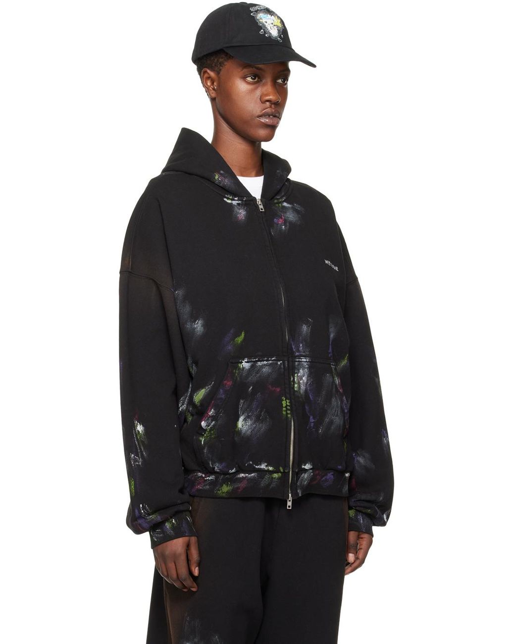 WE11DONEペイントフーディ　 マイファス hiro着用 WE11DONEペイントフーディ マイファス hiro着用