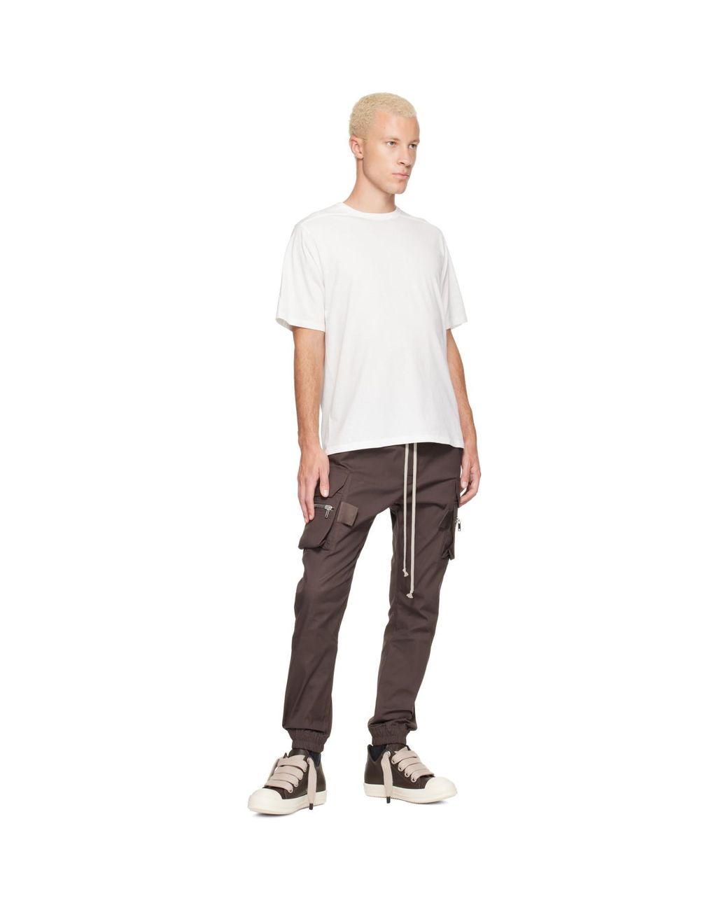 Rick Owens White Tower Brad T-Shirt for men