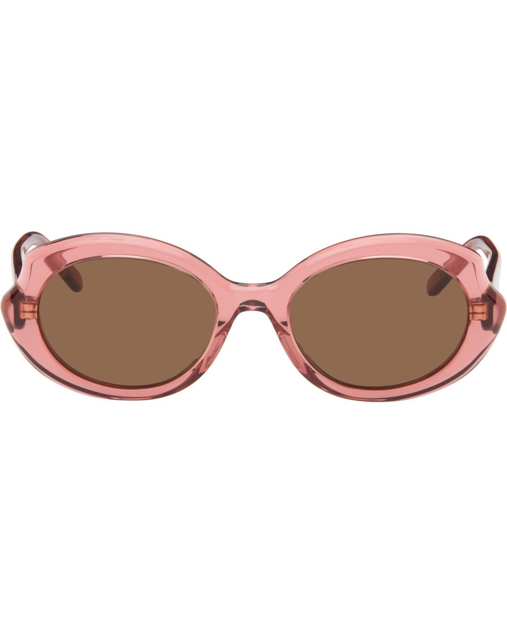 Loewe Pink Mini Slim Oval Sunglasses