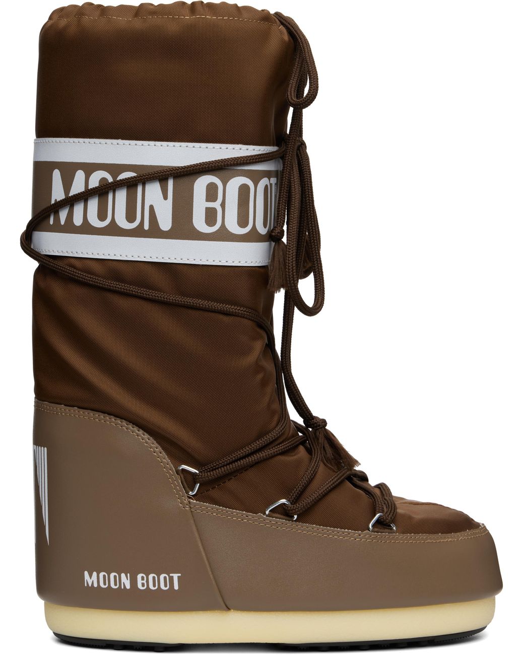 Moon Boot Icon Nylon Boots in Brown for Men | Lyst