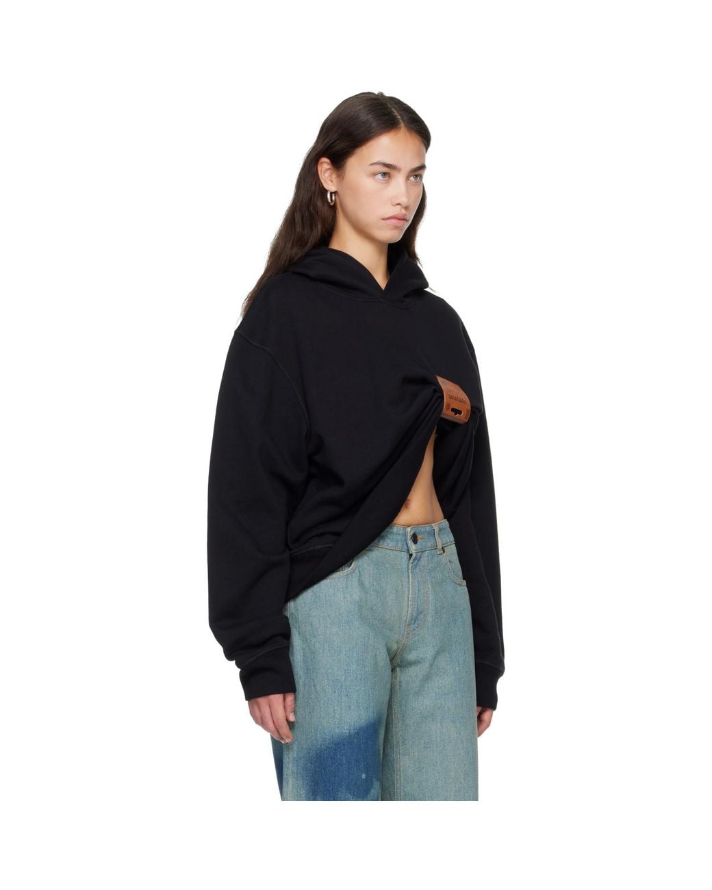 Jean Paul Gaultier Black 'The Label' Hoodie