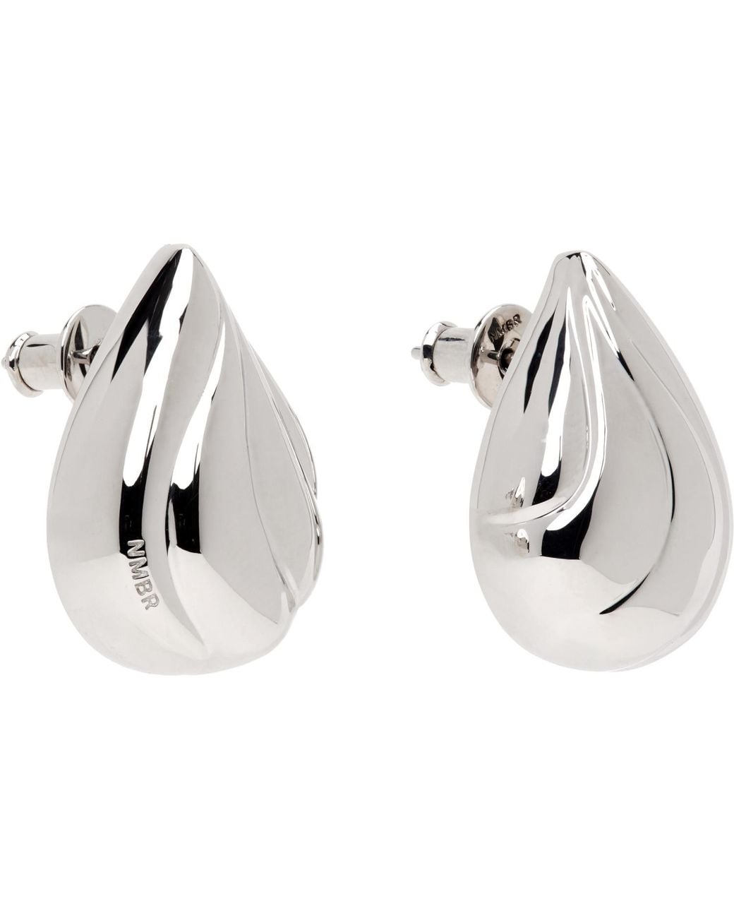 NUMBERING Black #5135 Earrings