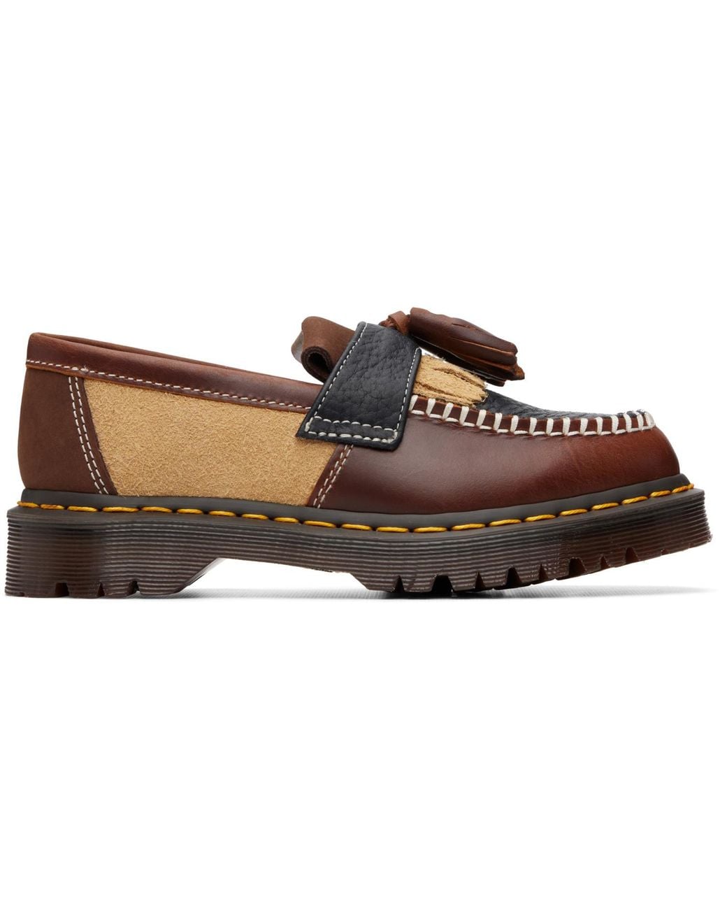 Dr. Martens Brown Adrian Pwrk Tassel Loafers for men