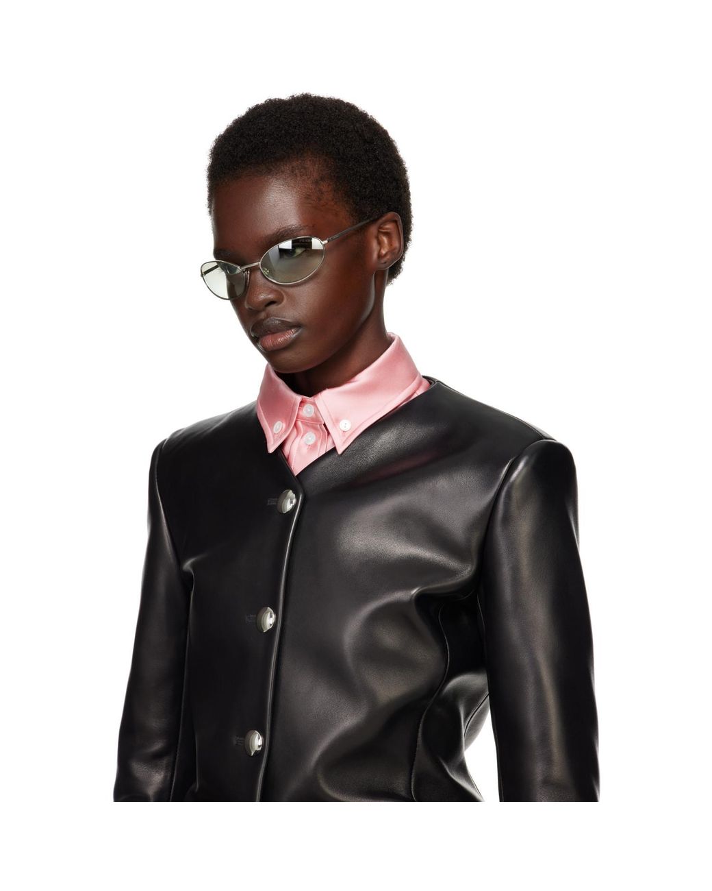 Prada Gray Logo Sunglasses