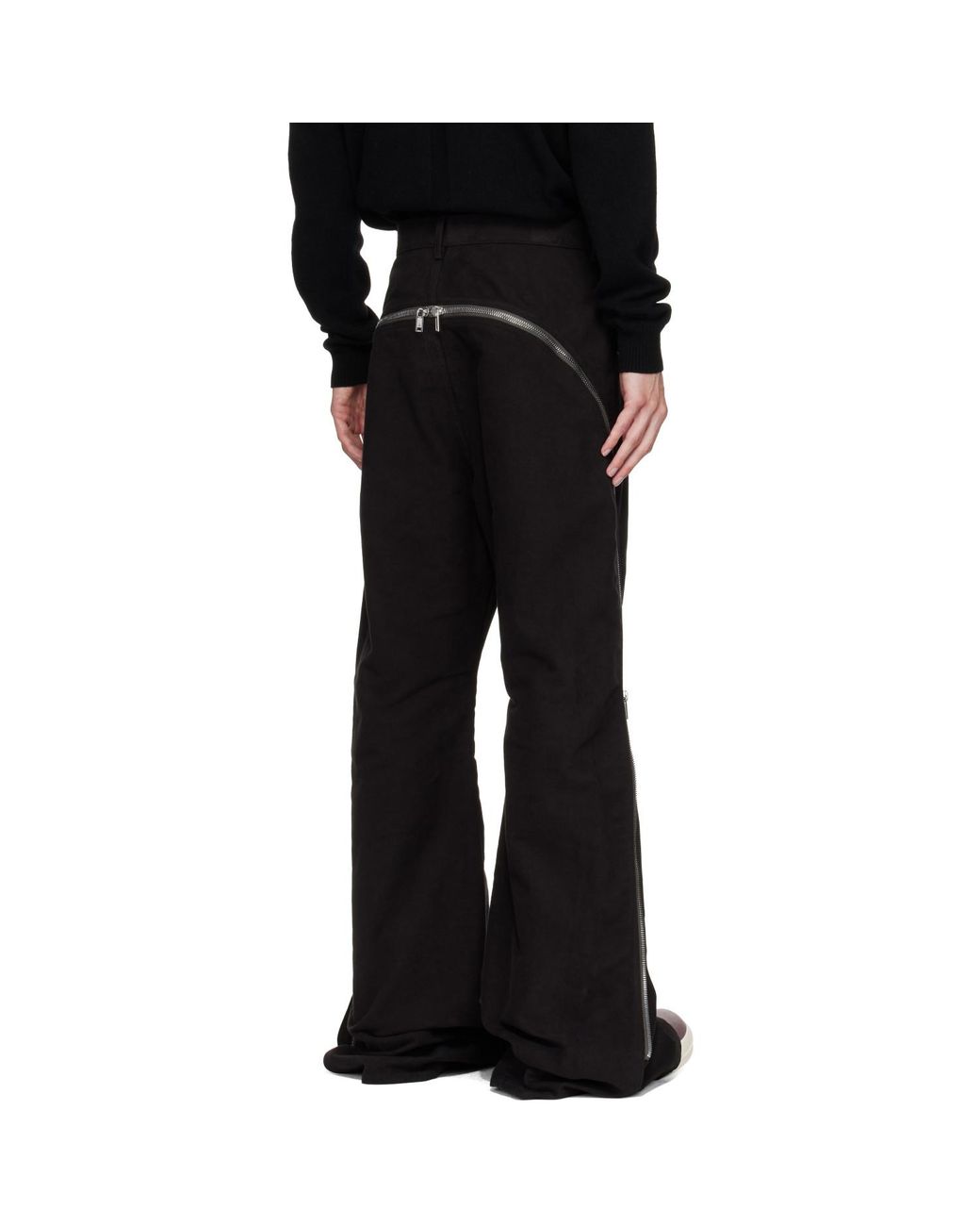 Rick Owens Black Tower Bolan Banana Trousers for men